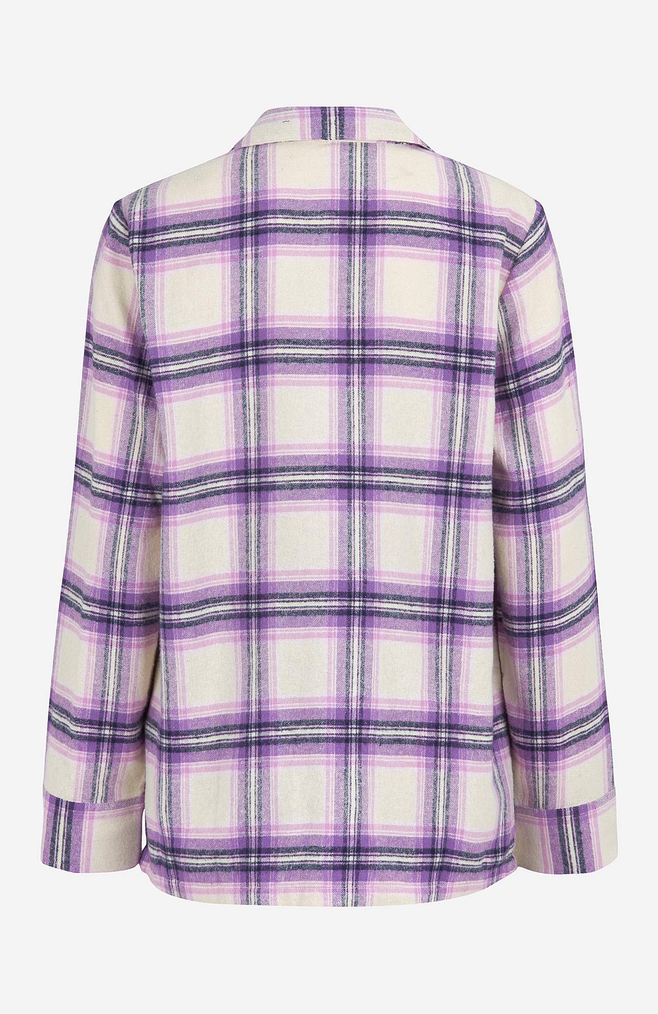 Rutig pyjamas i flanell Felicia