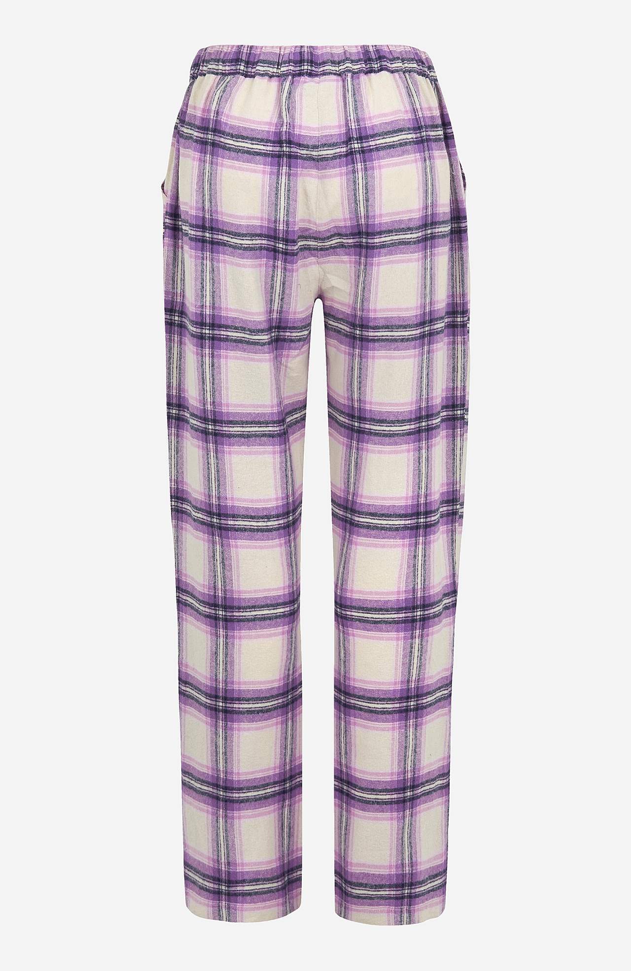 Rutig pyjamas i flanell Felicia
