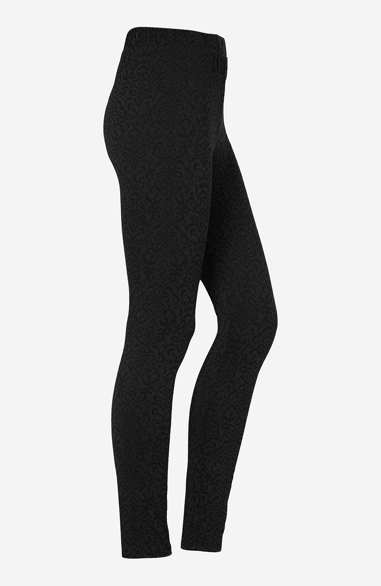 Leggings med strukturmönster