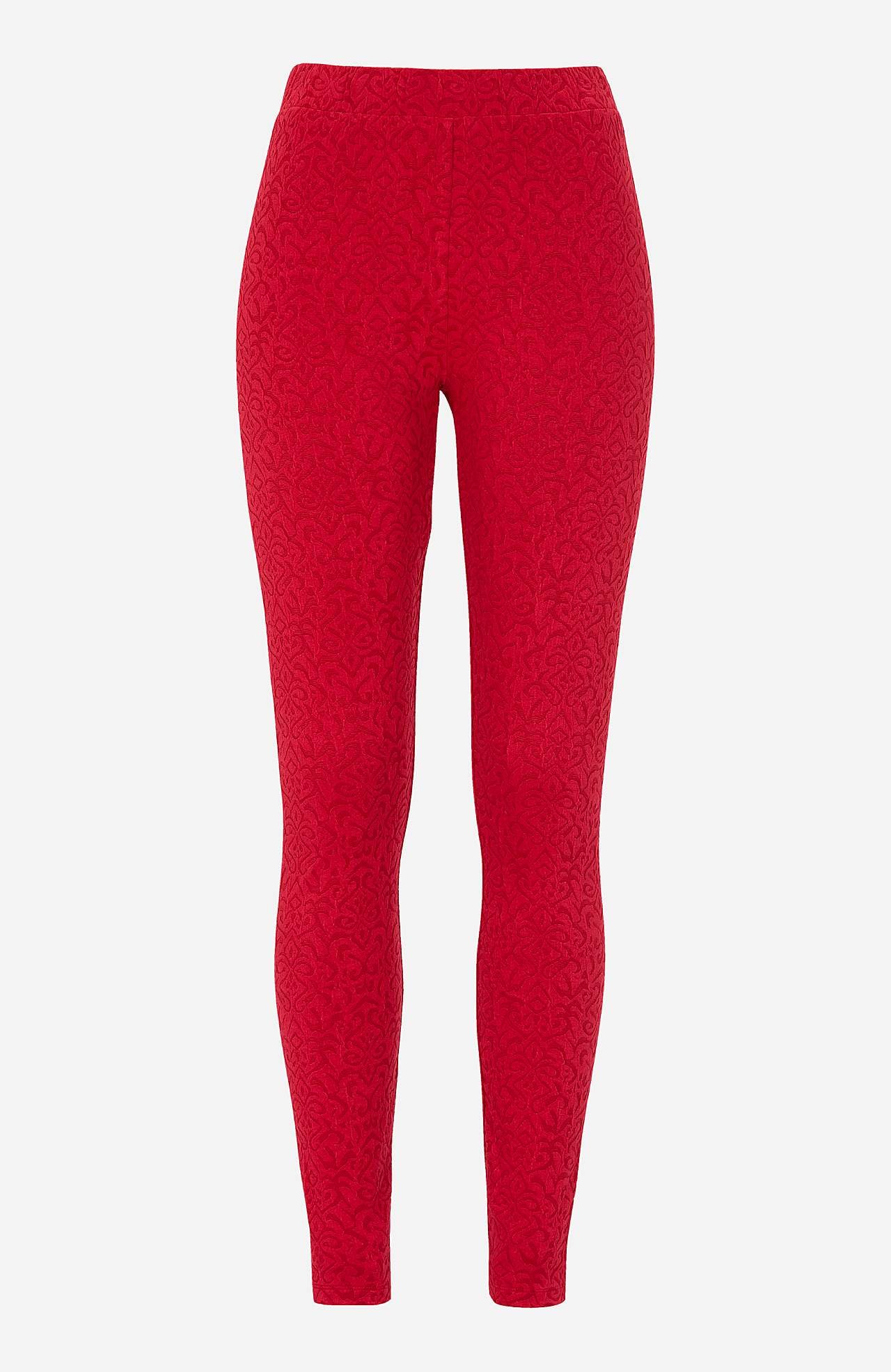 Leggings med strukturmönster