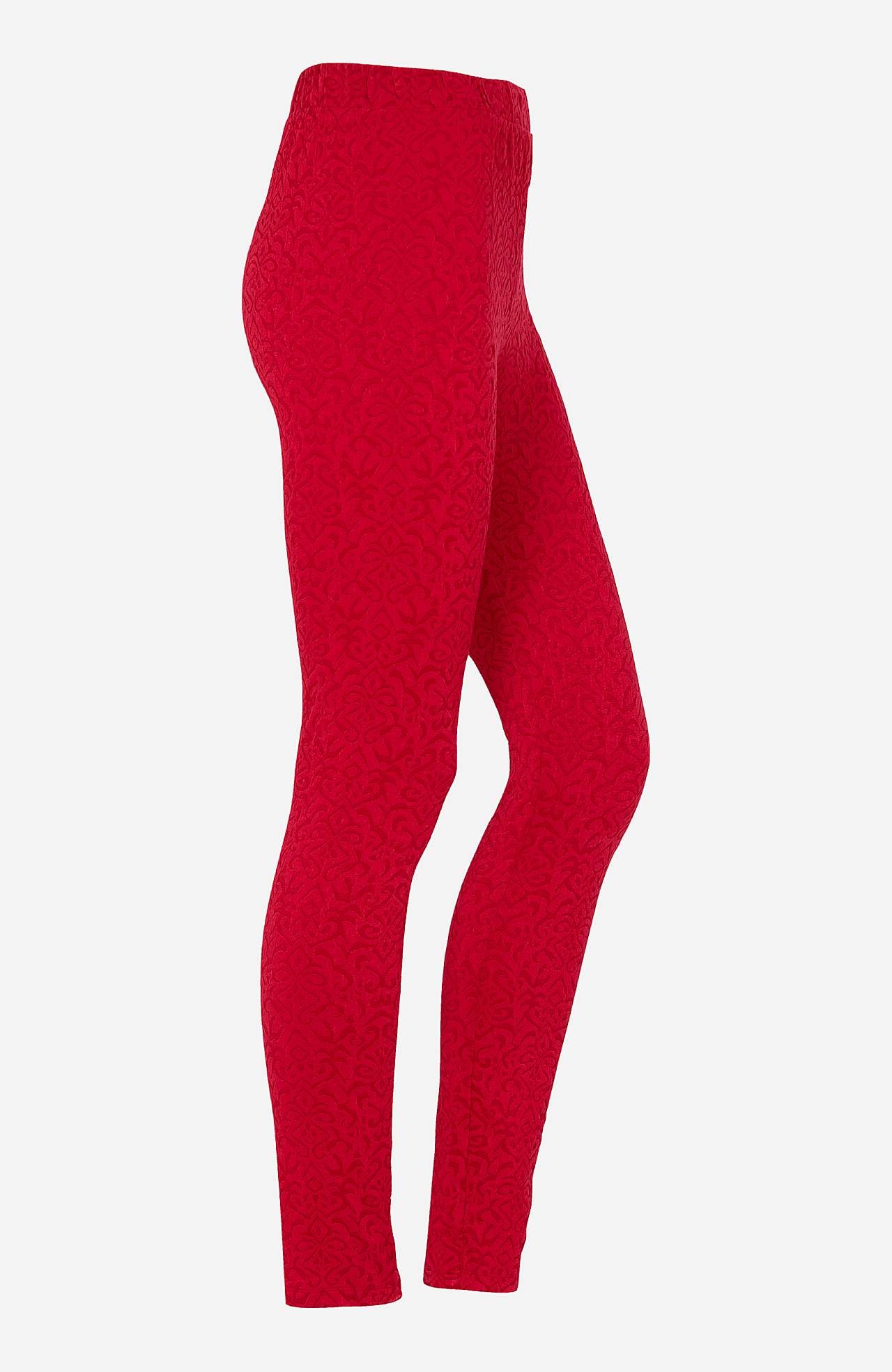 Leggings med strukturmönster