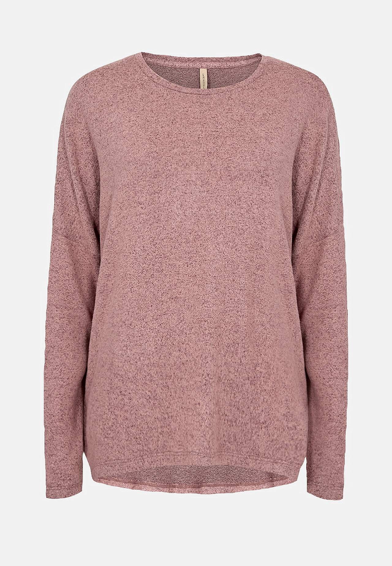 Supermjuk, melerad trikåtopp
