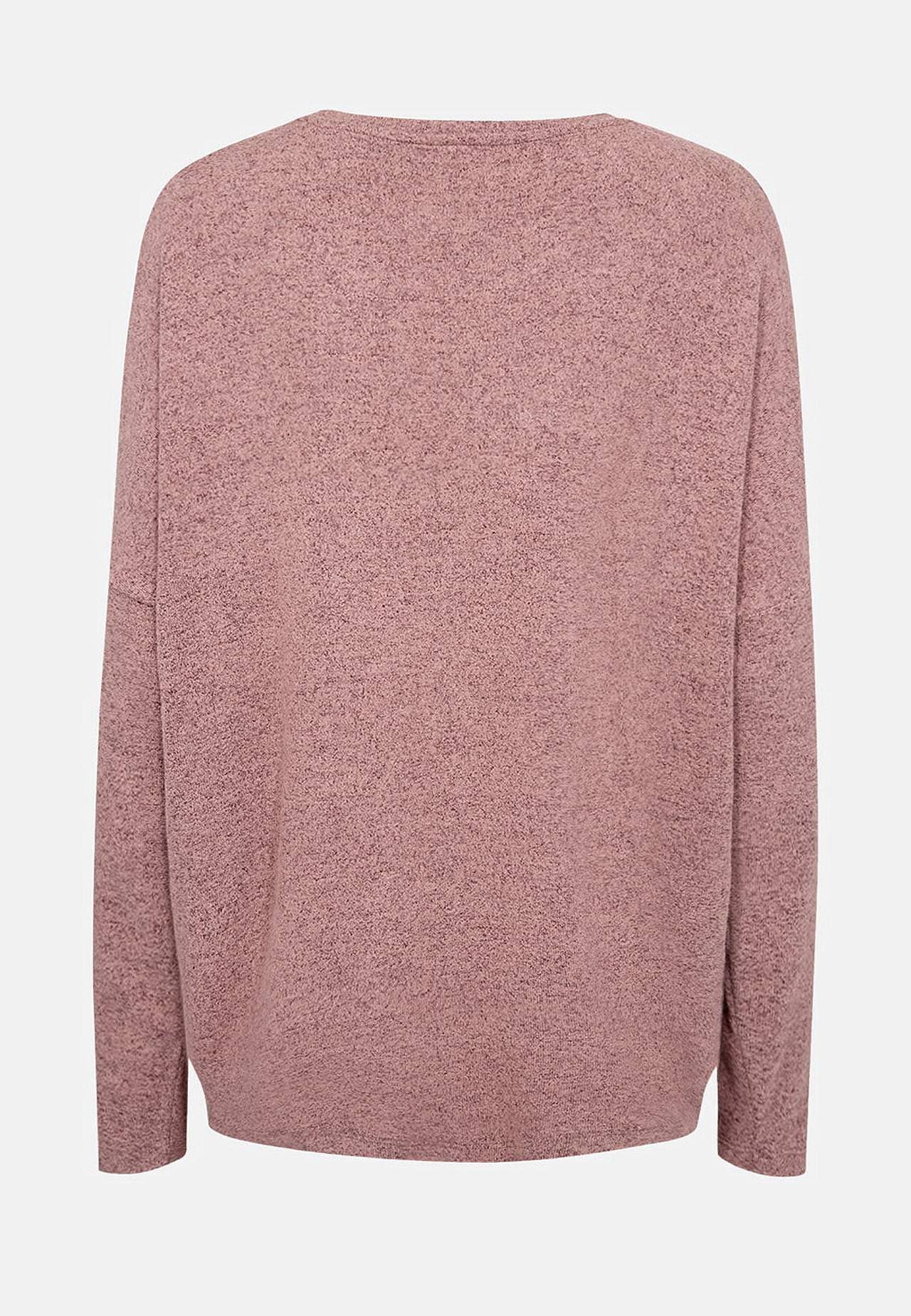 Supermjuk, melerad trikåtopp