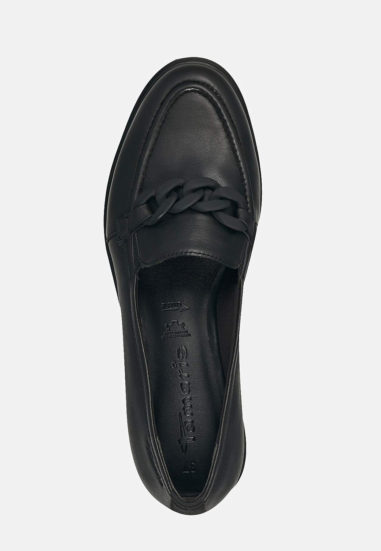 Skinnloafer med kedja