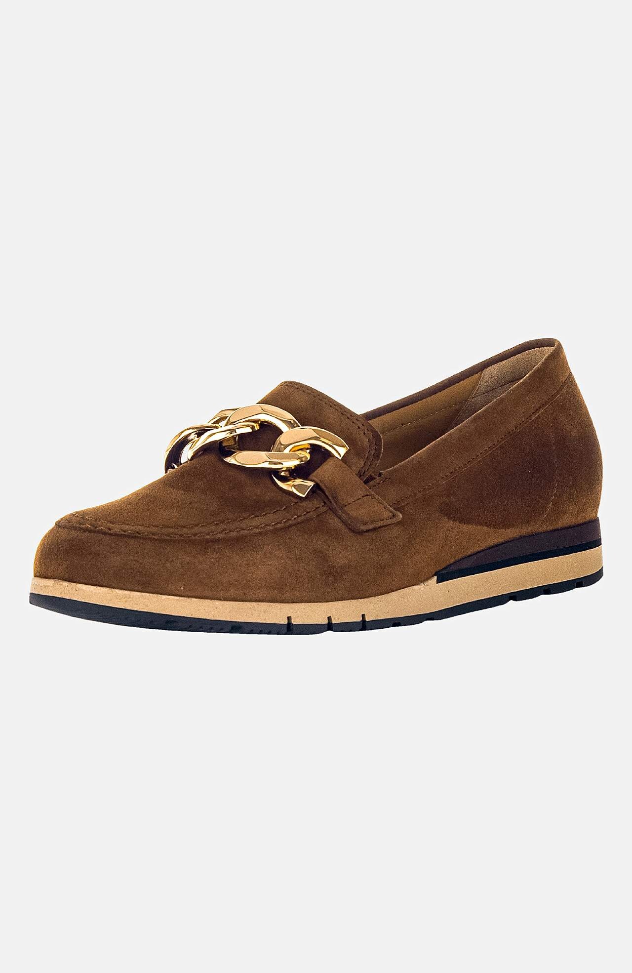 Slip-on loafer med kedjedetalj