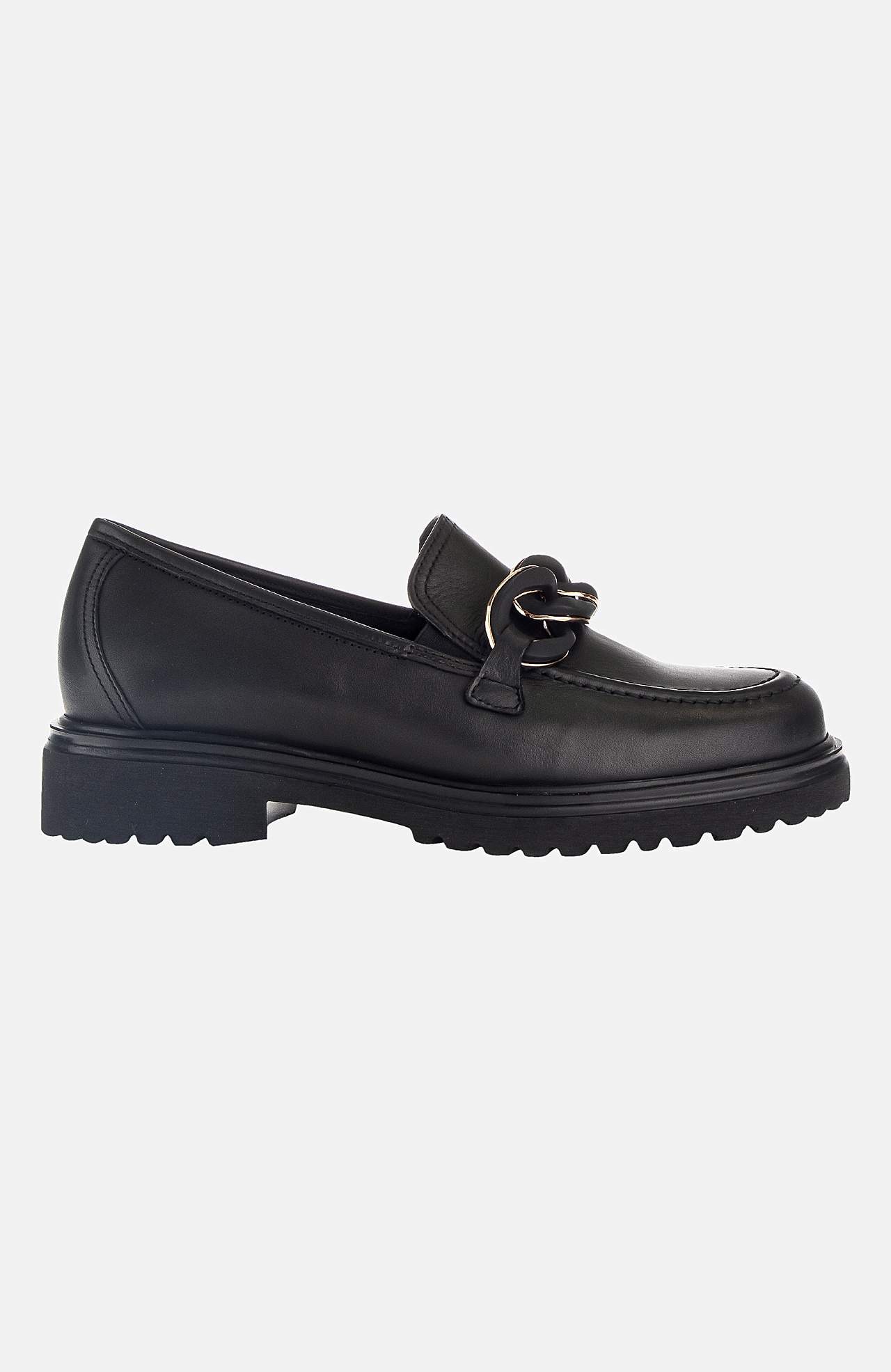 Skinnloafer med spänne