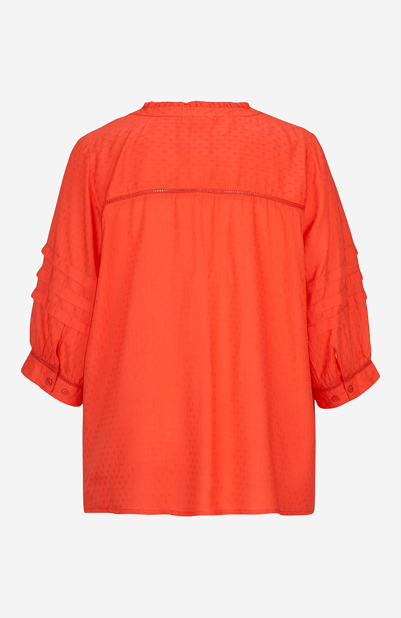 Blus med strukturmönster Viviann
