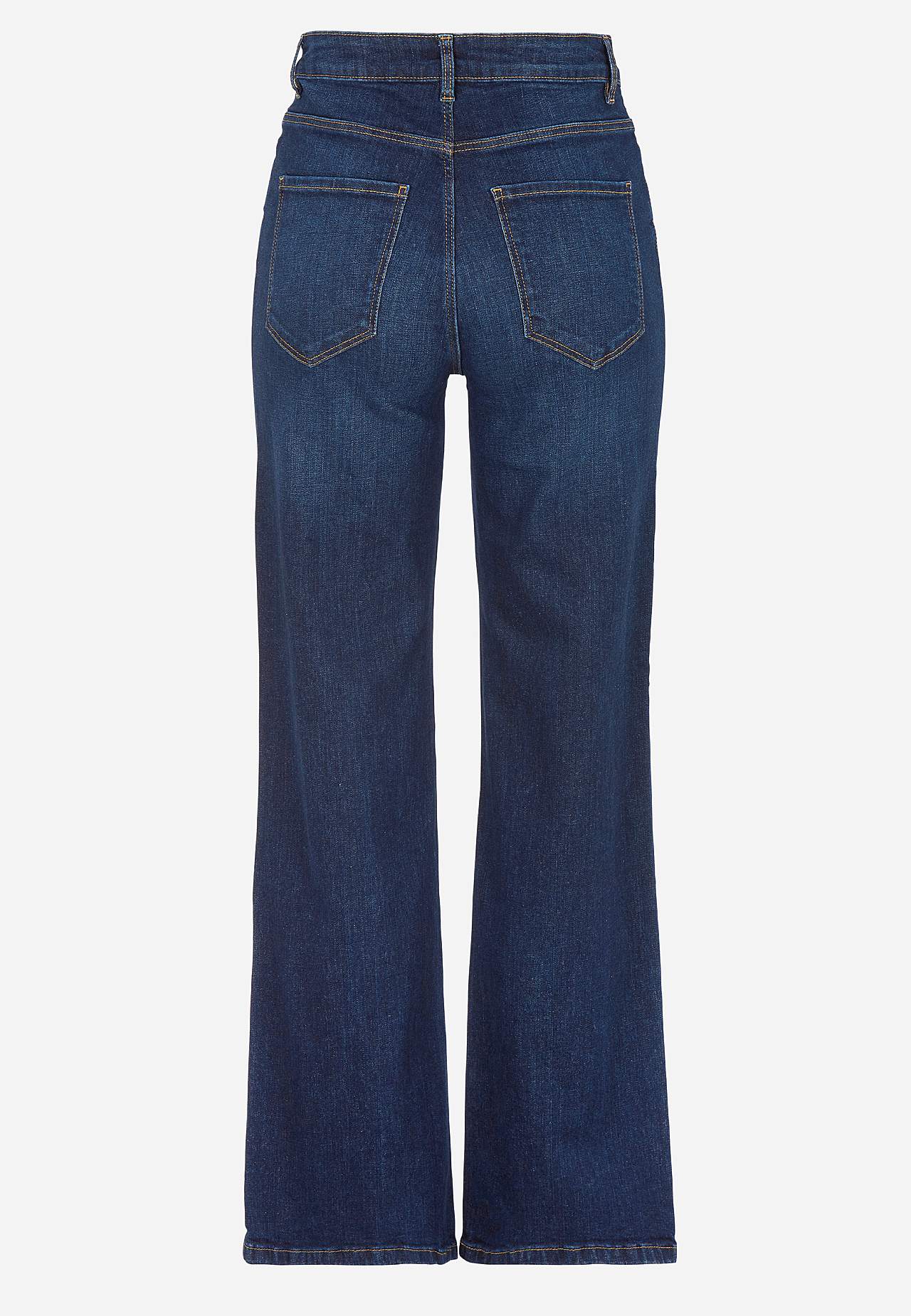Stretchjeans med hög midja