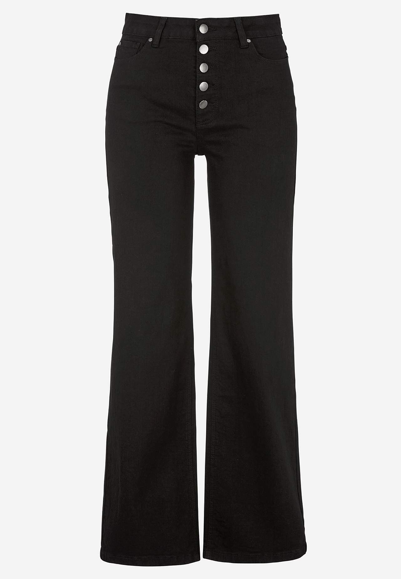 Stretchjeans med hög midja