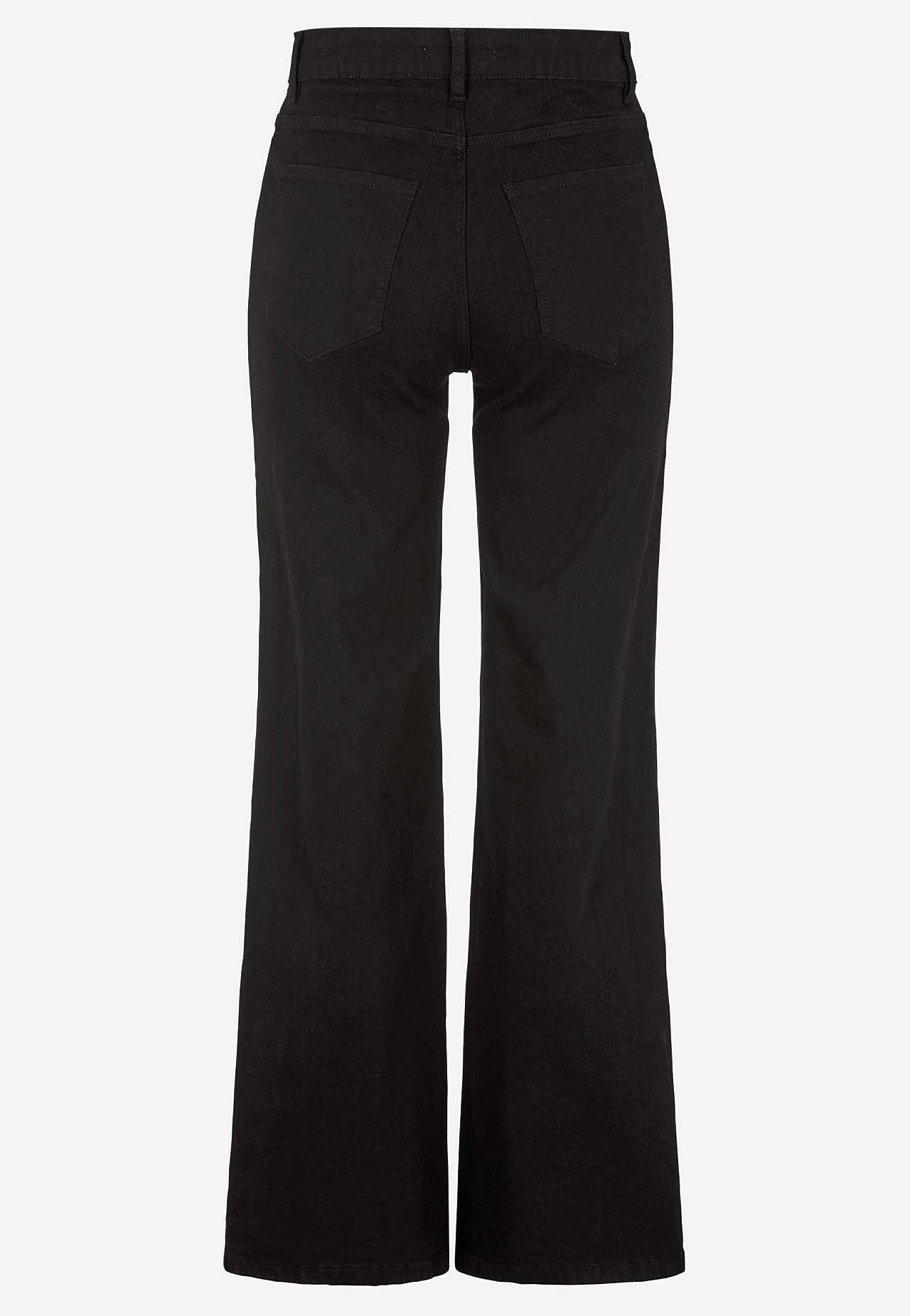 Stretchjeans med hög midja