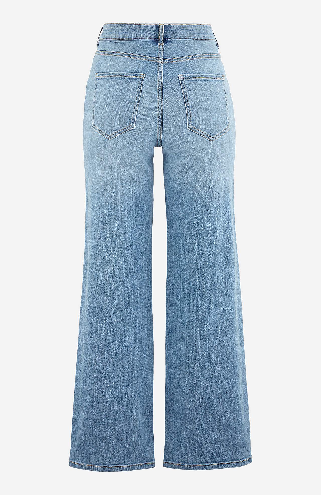 Stretchjeans med hög midja