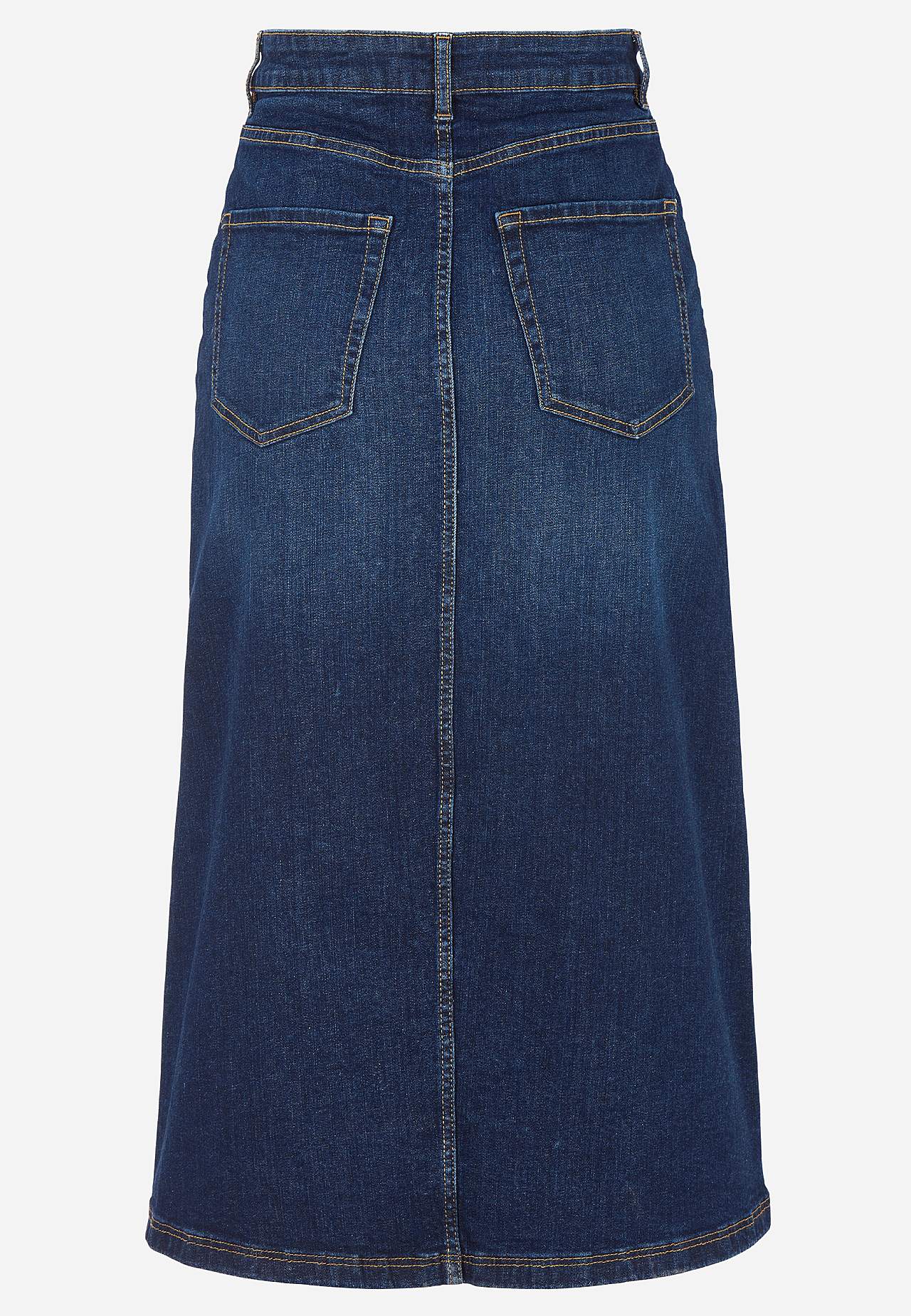 Jeanskjol med slits fram