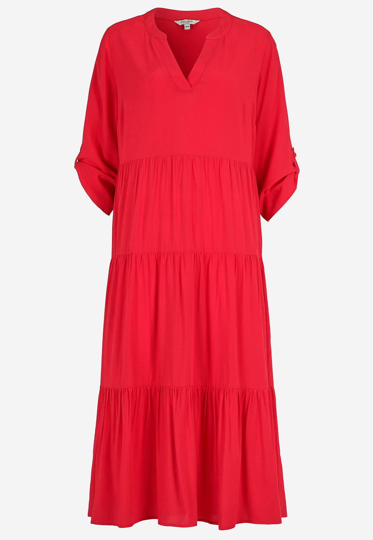 Klänning med volanger