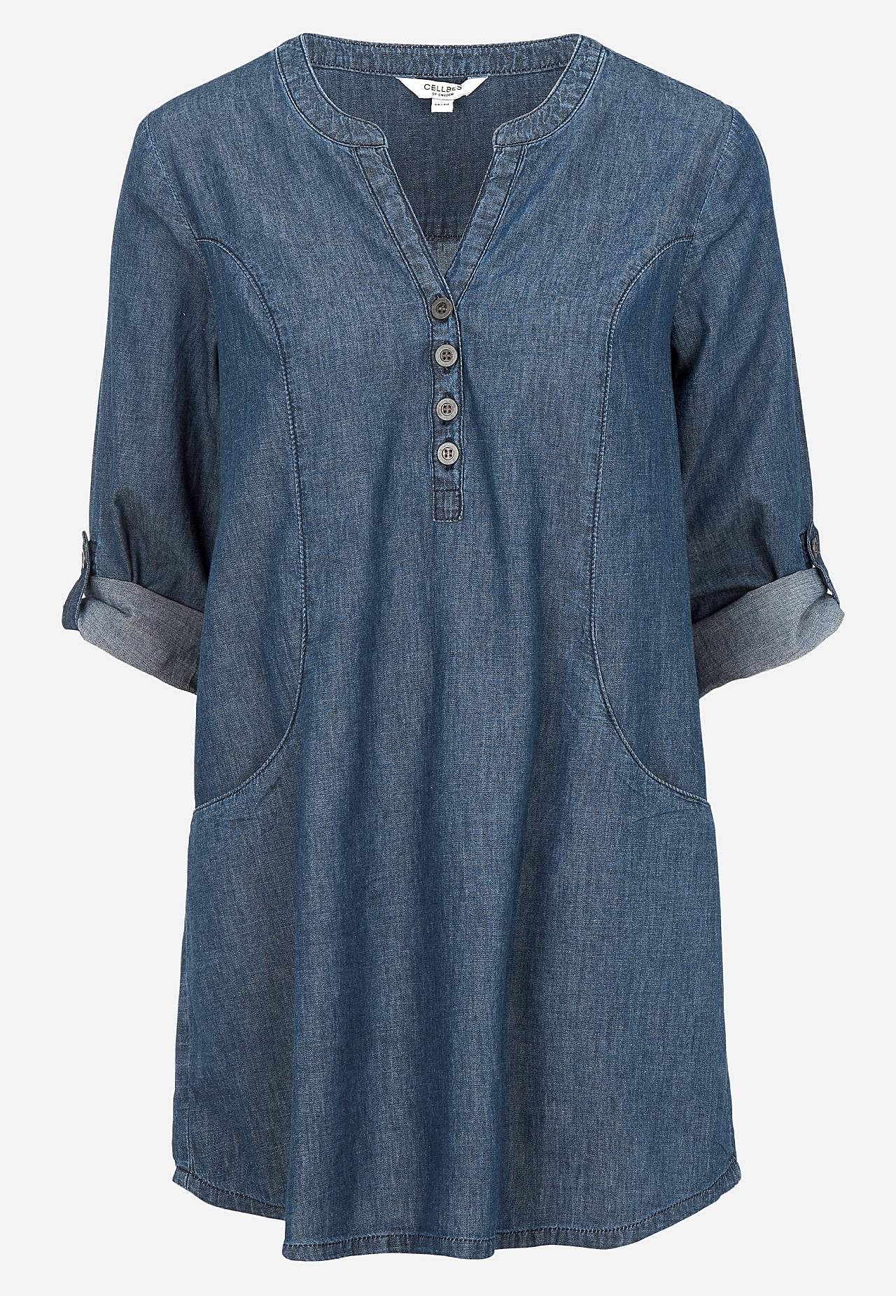Denimtunika med fickor