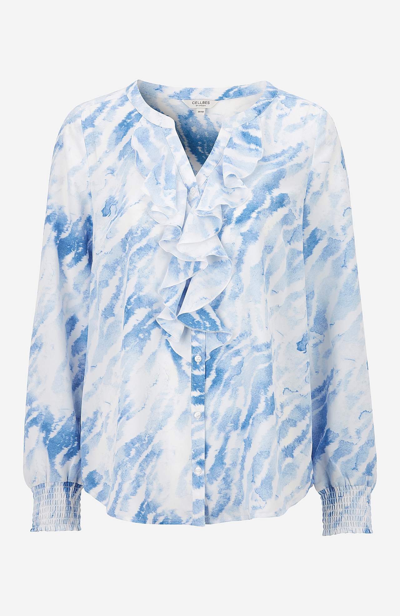 Blus med krås Alva