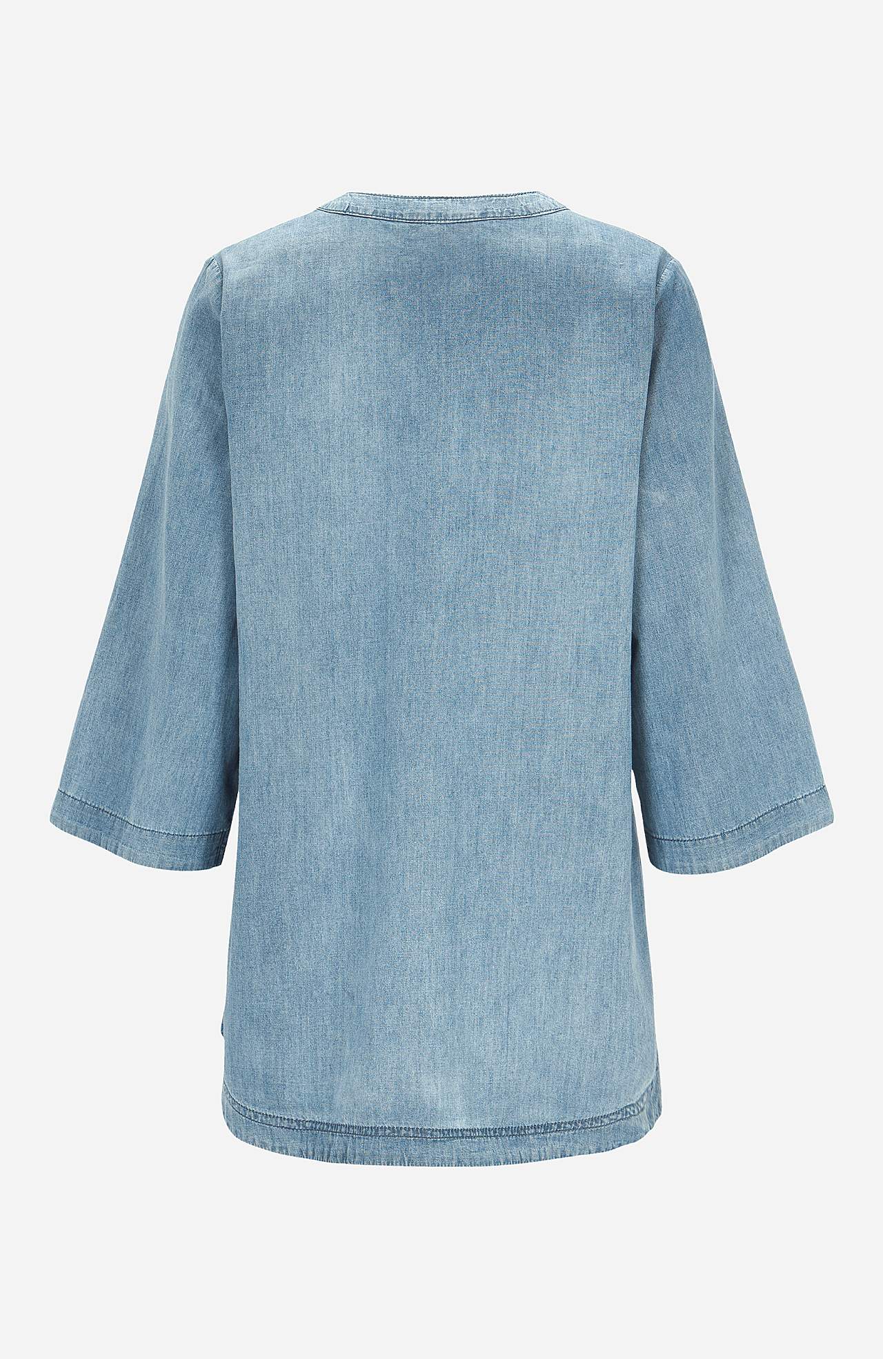 Denimtunika med snörning Ella