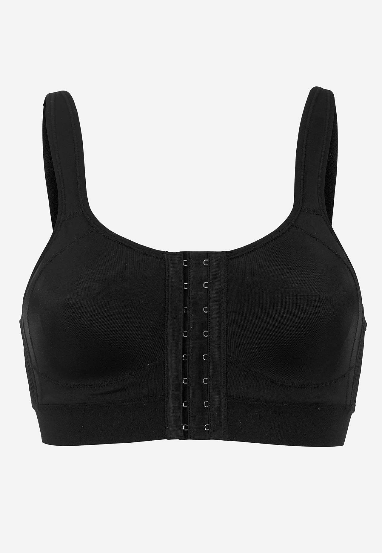 Framknäppt sport-bh med stöd Doris