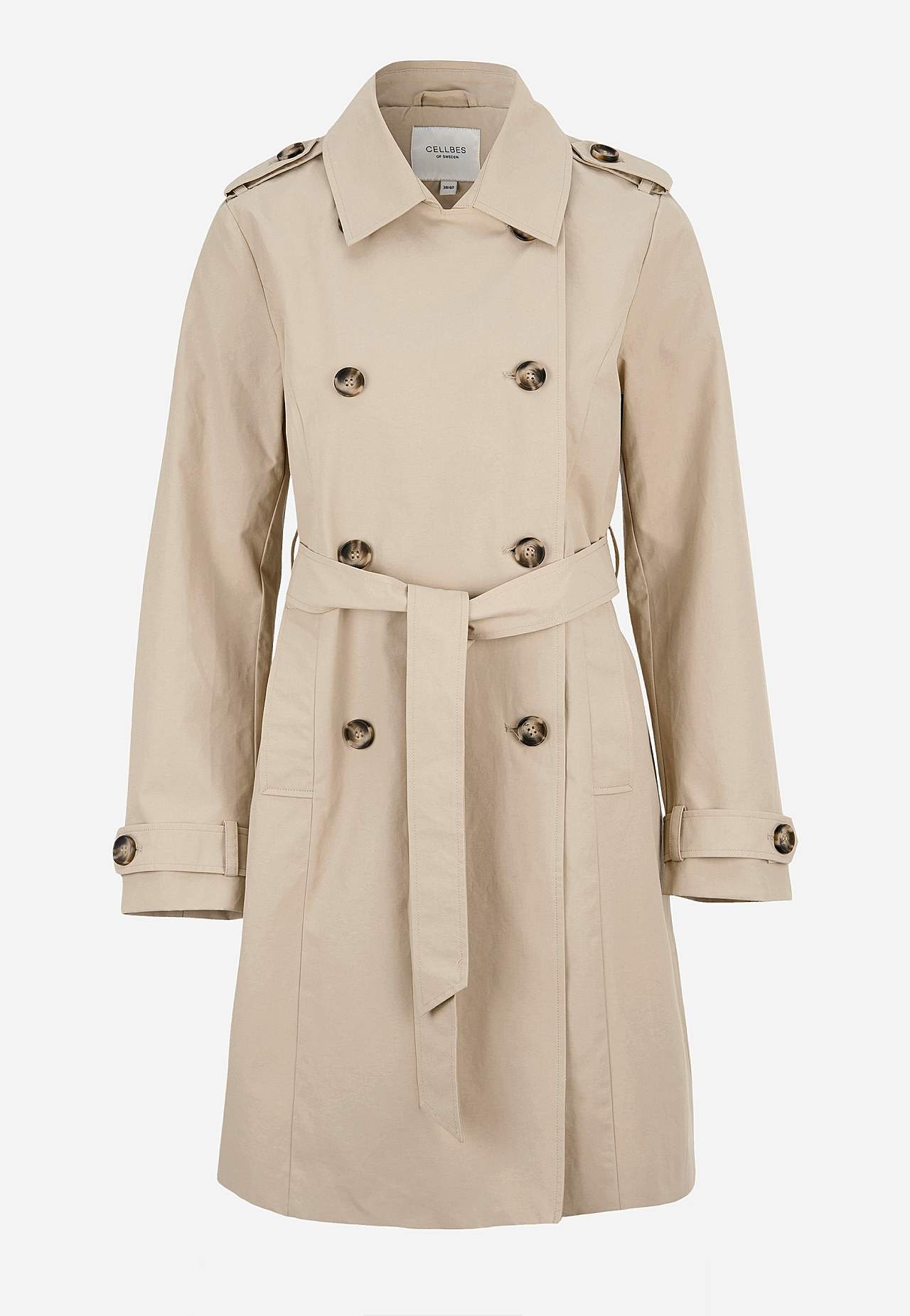Dubbelknäppt trenchcoat Tracy