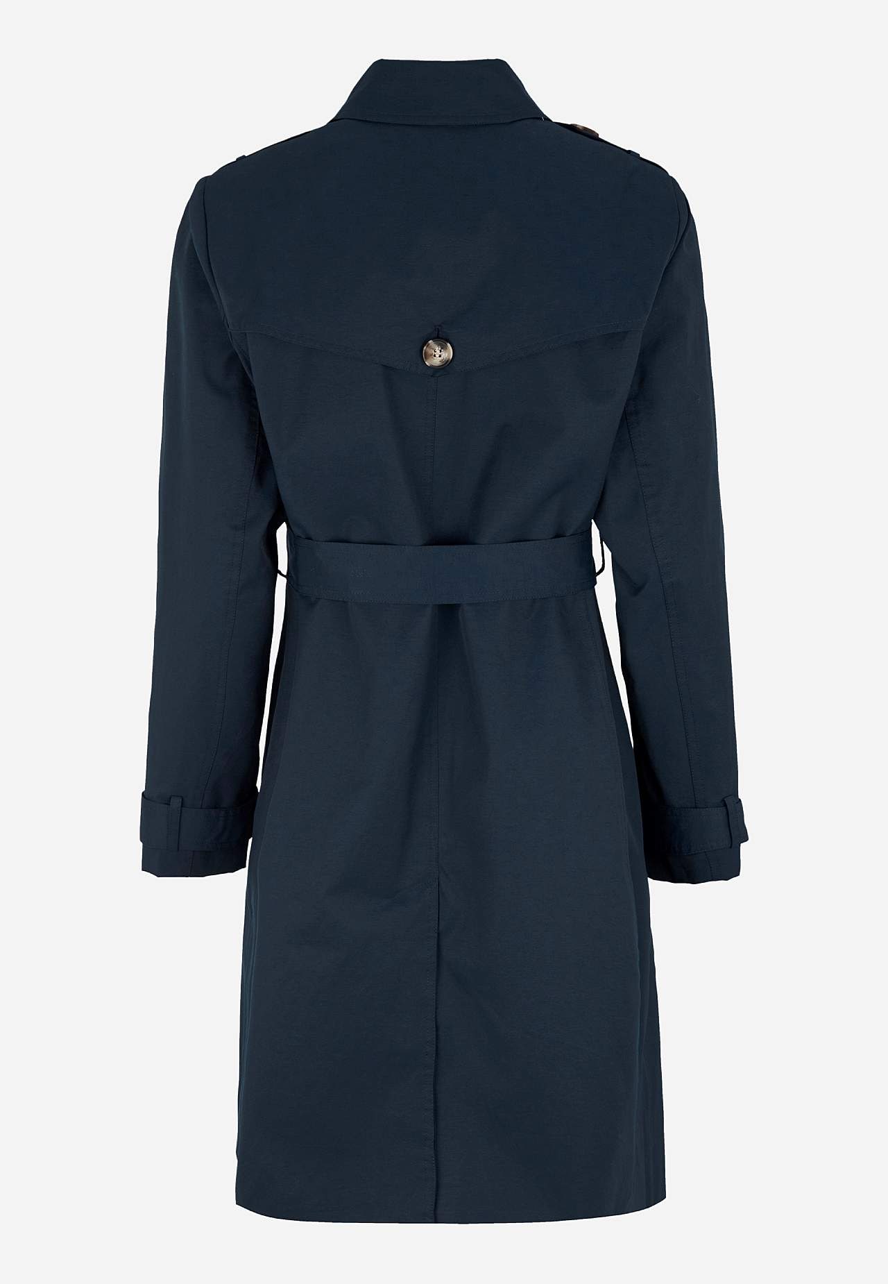Enkelknäppt trenchcoat