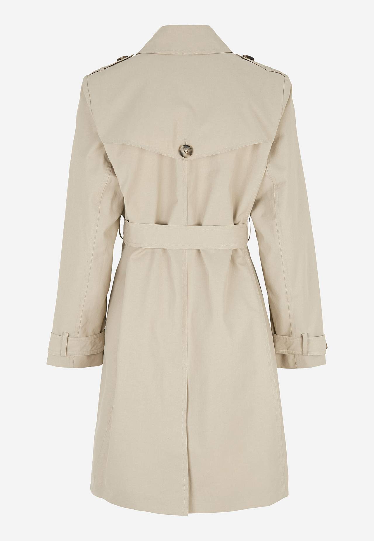 Enkelknäppt trenchcoat