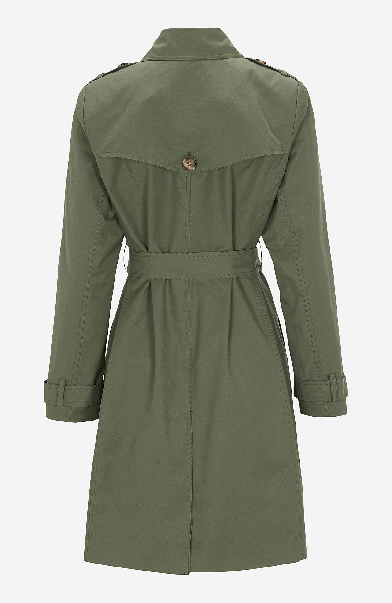 Enkelknäppt trenchcoat