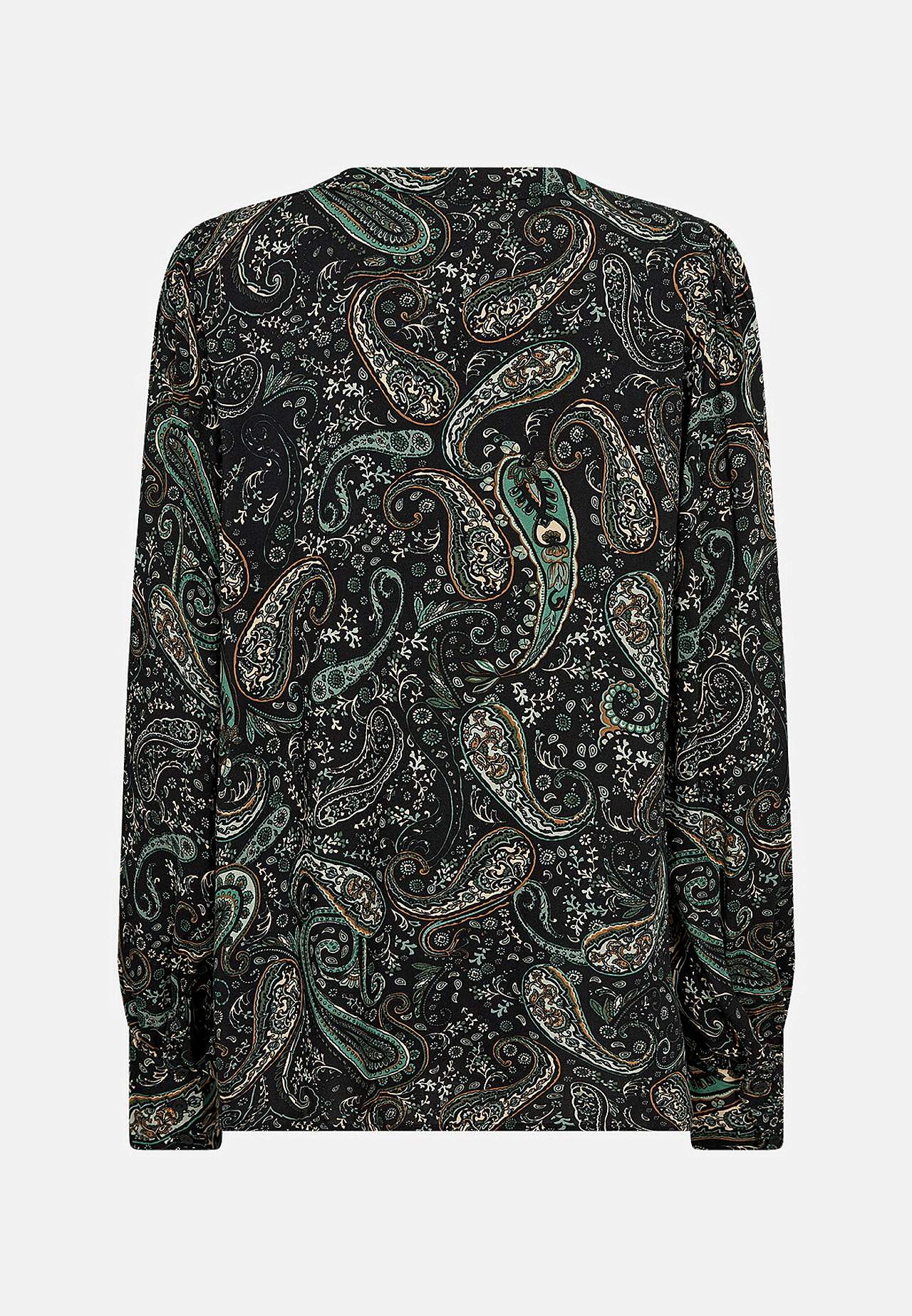 Paisleymönstrad blus Vica