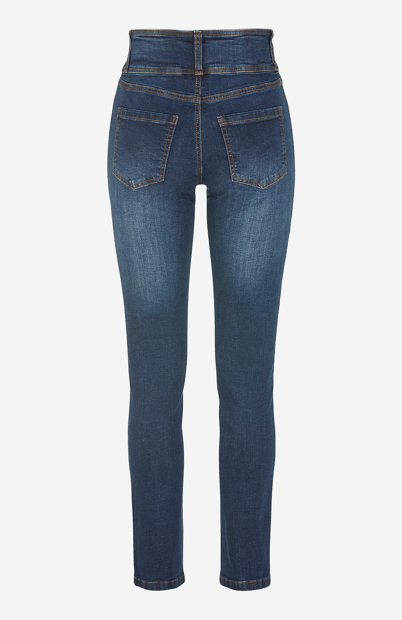 Smala jeans med hög midja - tre längder