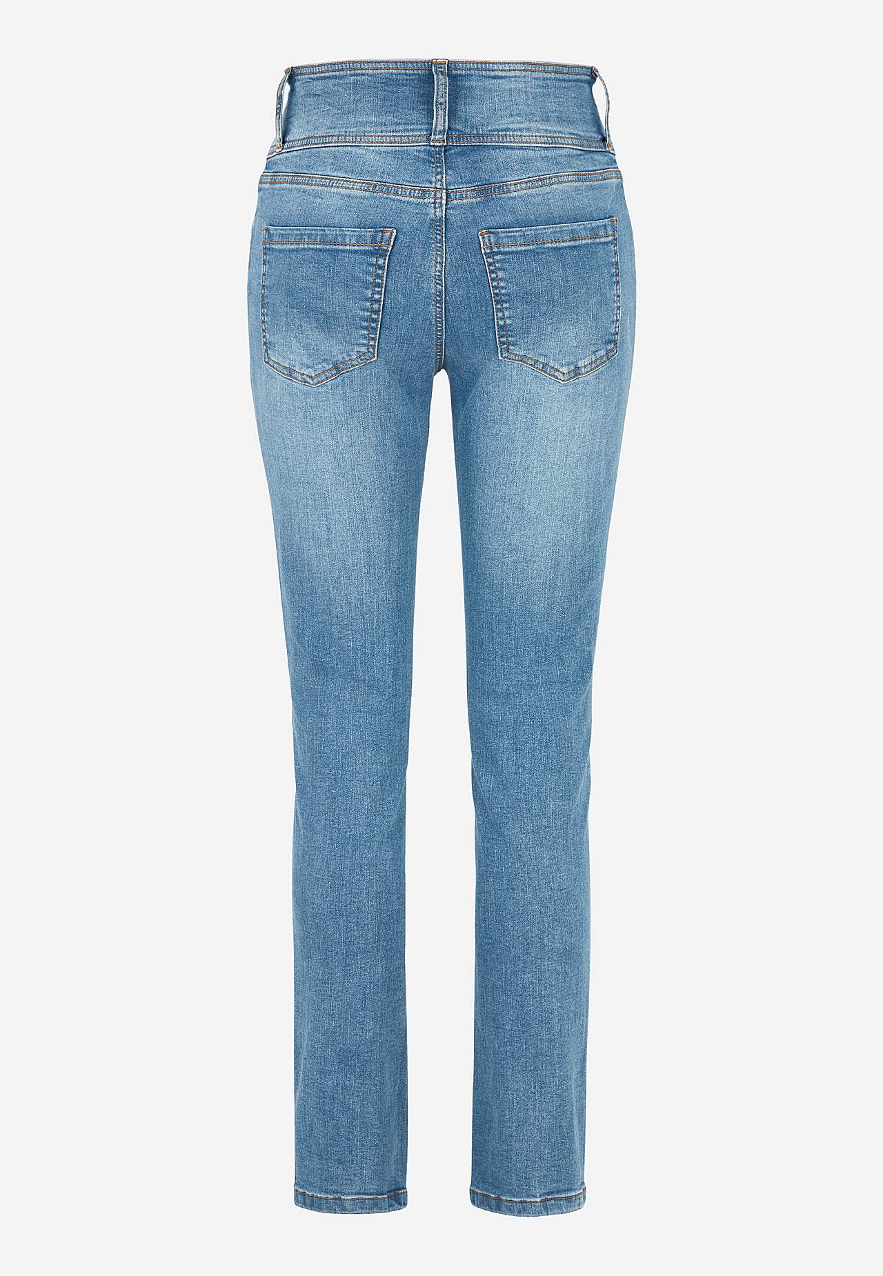 Smala jeans med hög midja - tre längder
