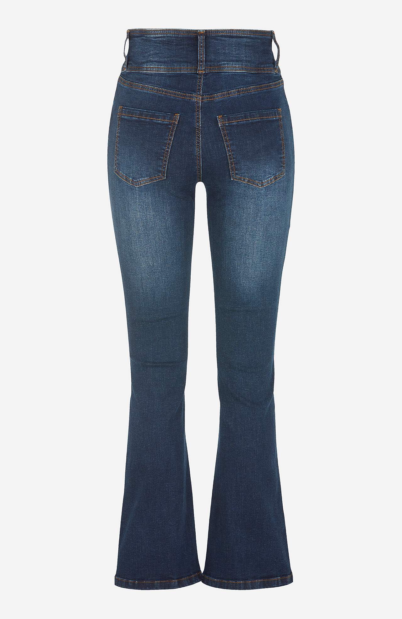Bootcut jeans med hög midja