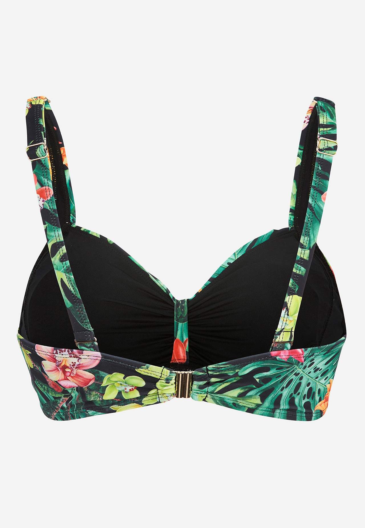 Bikini-bh med tropiskt mönster