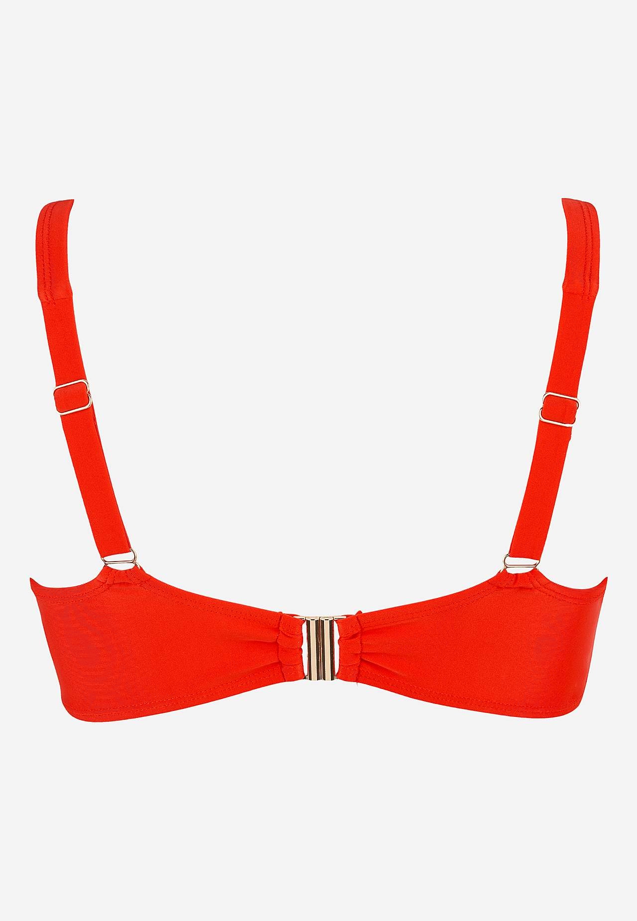 Enfärgad, bygellös bikini-bh Nerja