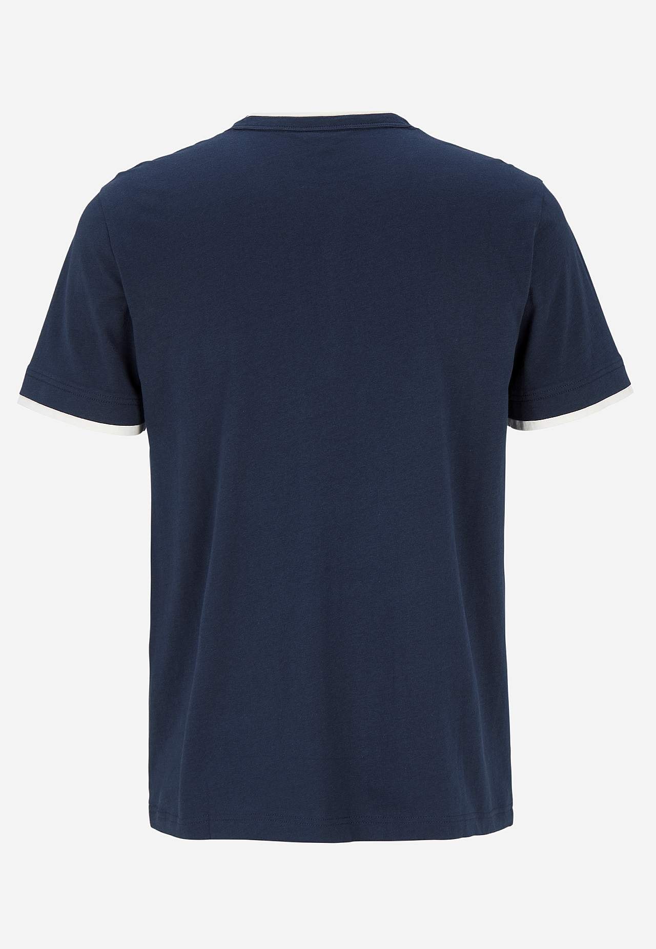 T-shirt med knappslå