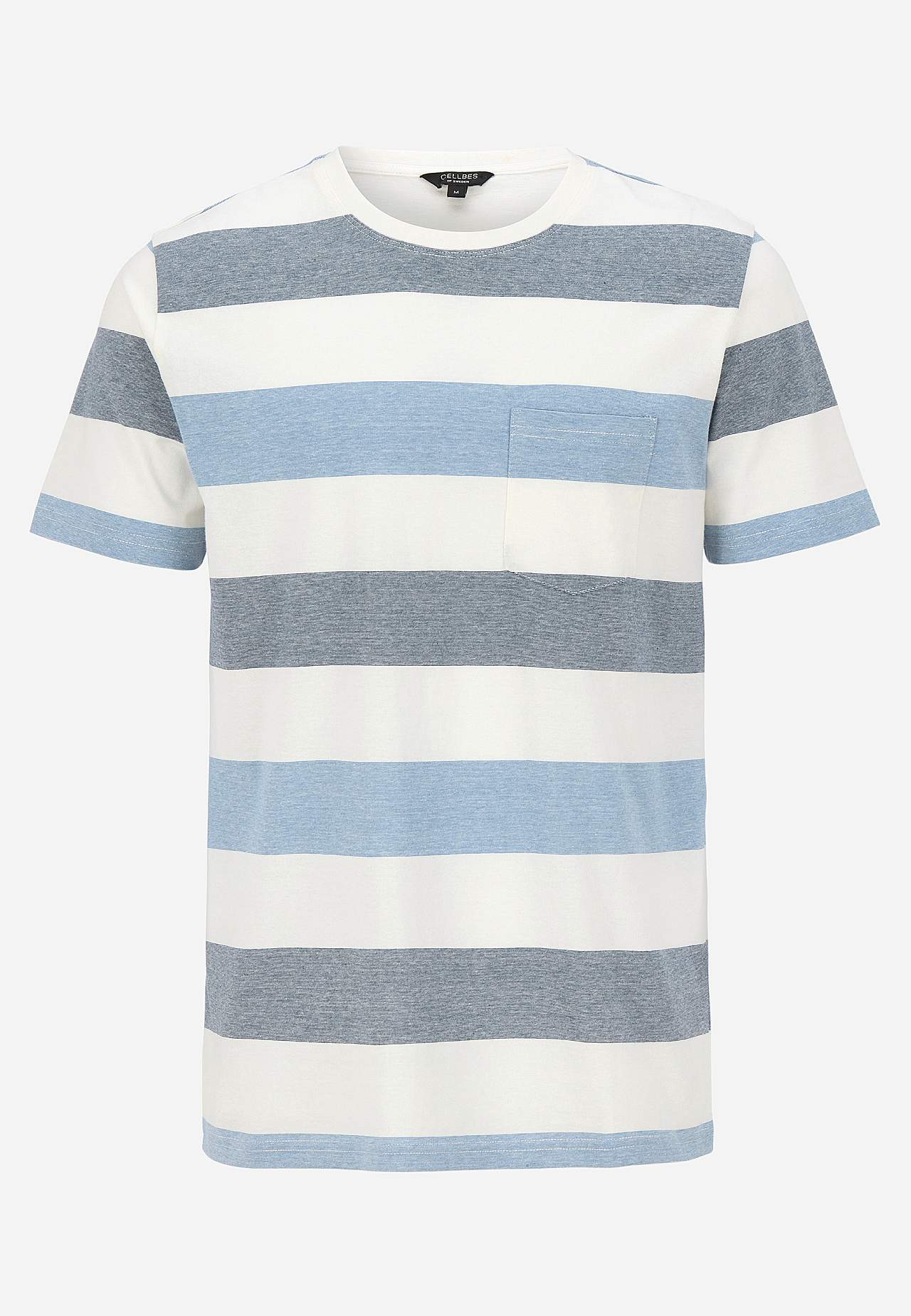 T-shirt med breda ränder Johannes
