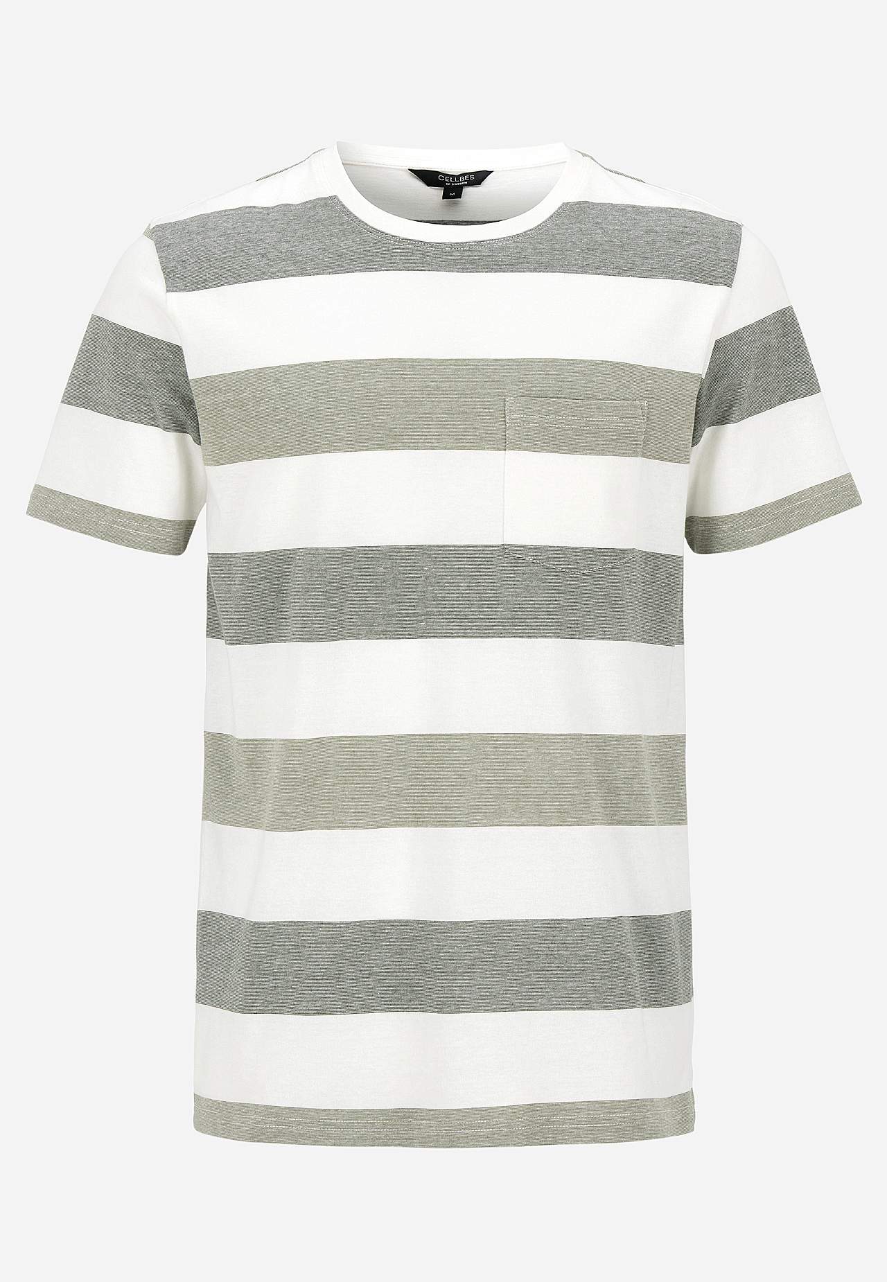 T-shirt med breda ränder Johannes