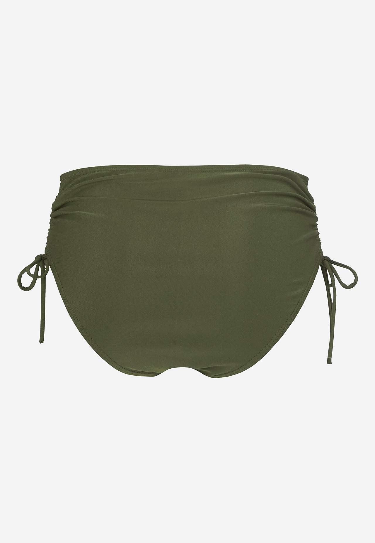 Rynkad bikinitrosa med hög midja