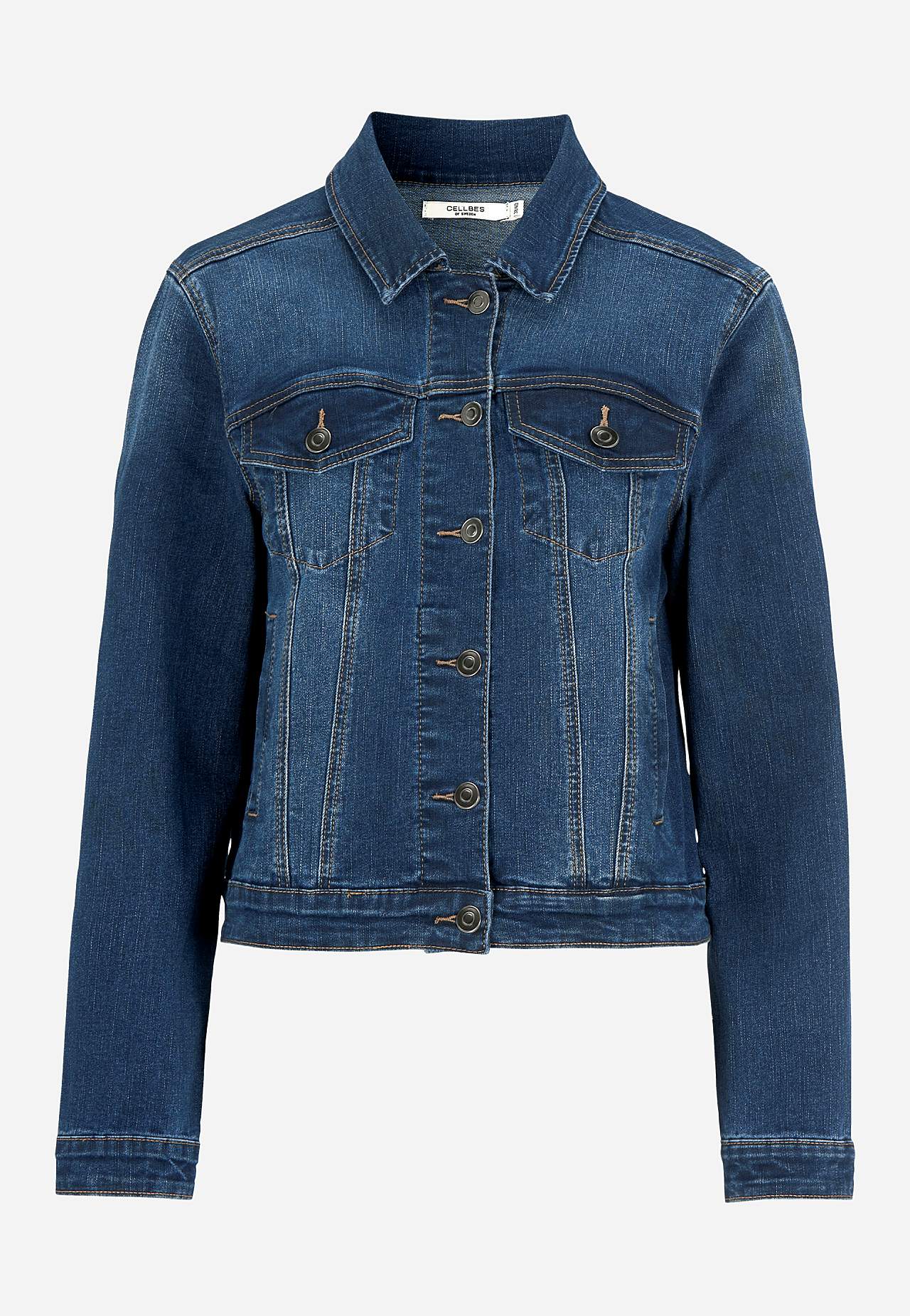 Jeansjacka med stretch