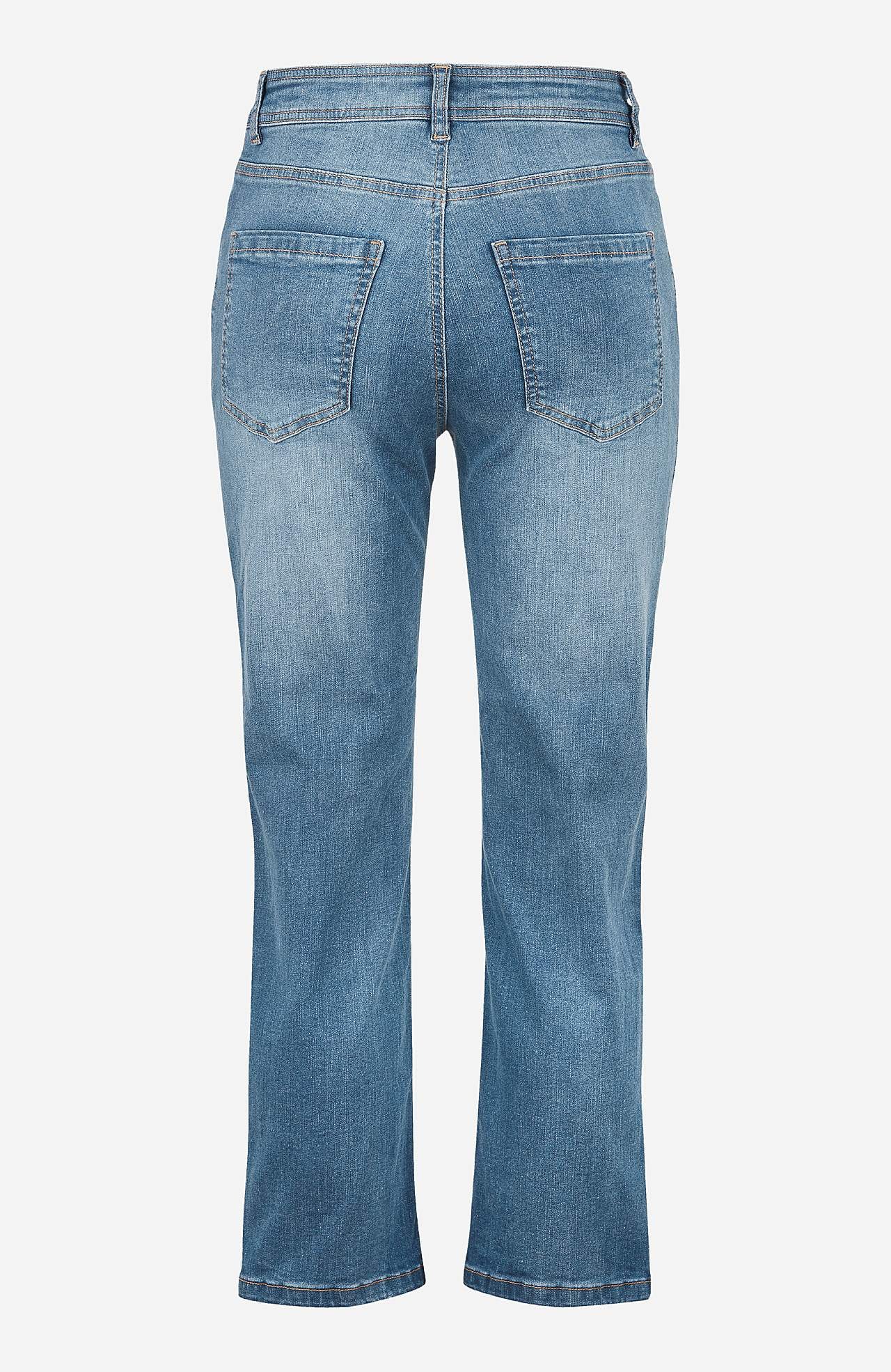 Ankeljeans med pärlor och strass Johanna