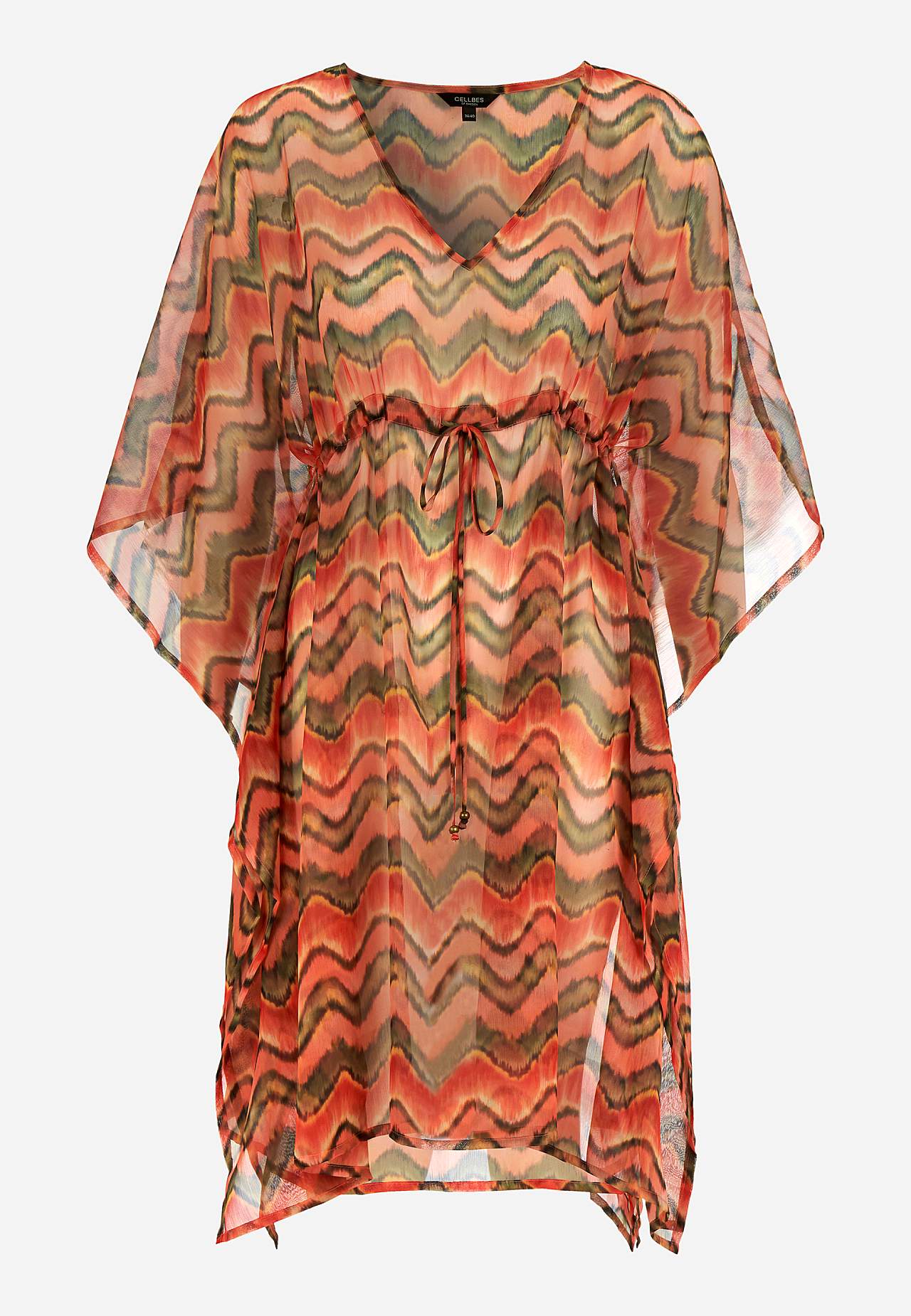 Mönstrad strandkaftan