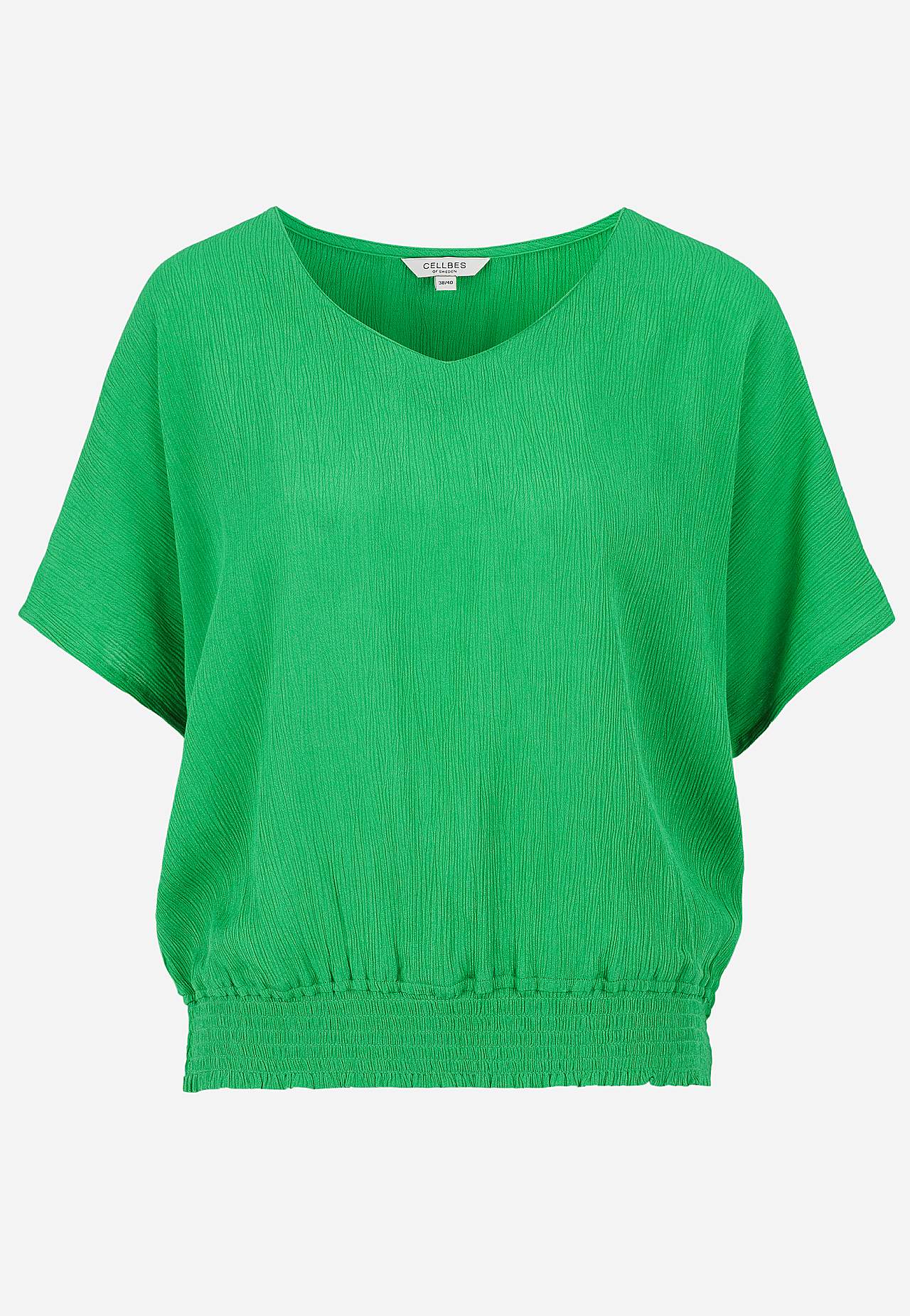 Blus i viskoscrêpe Sanna