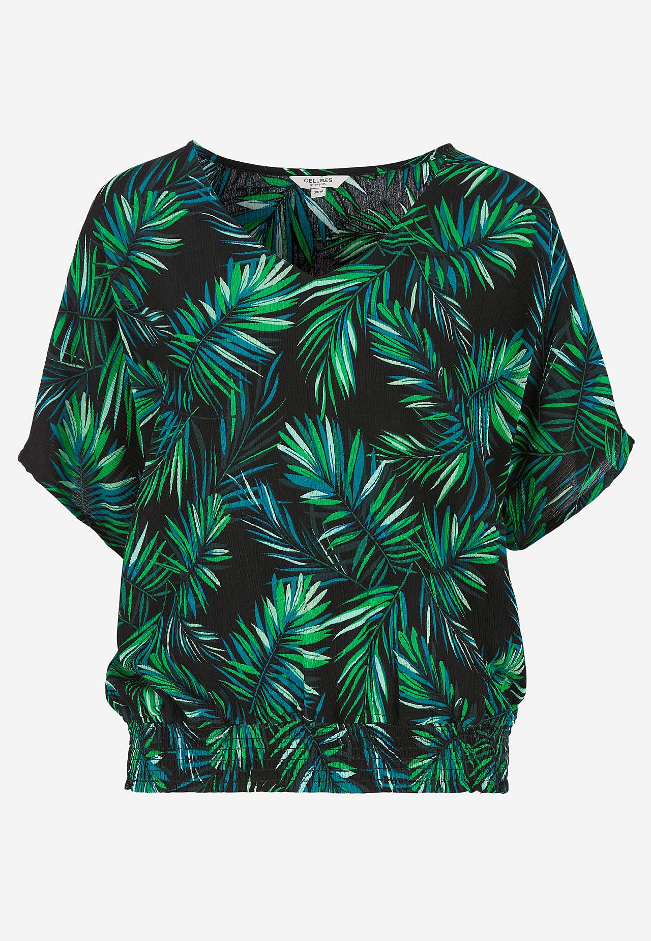Blus i viskoscrêpe Sanna