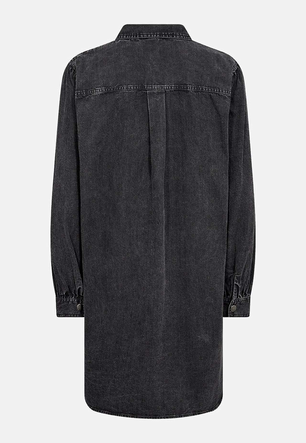Lång denimskjorta