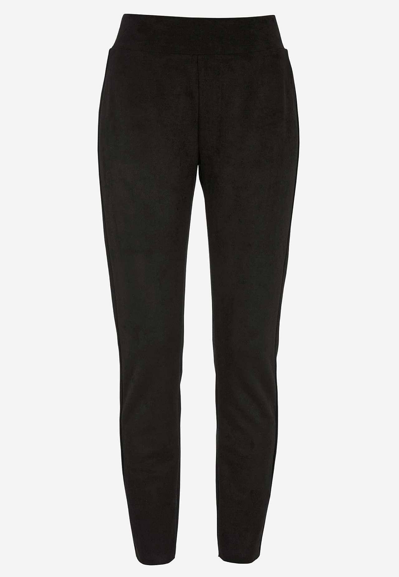 Leggings med mocka-look