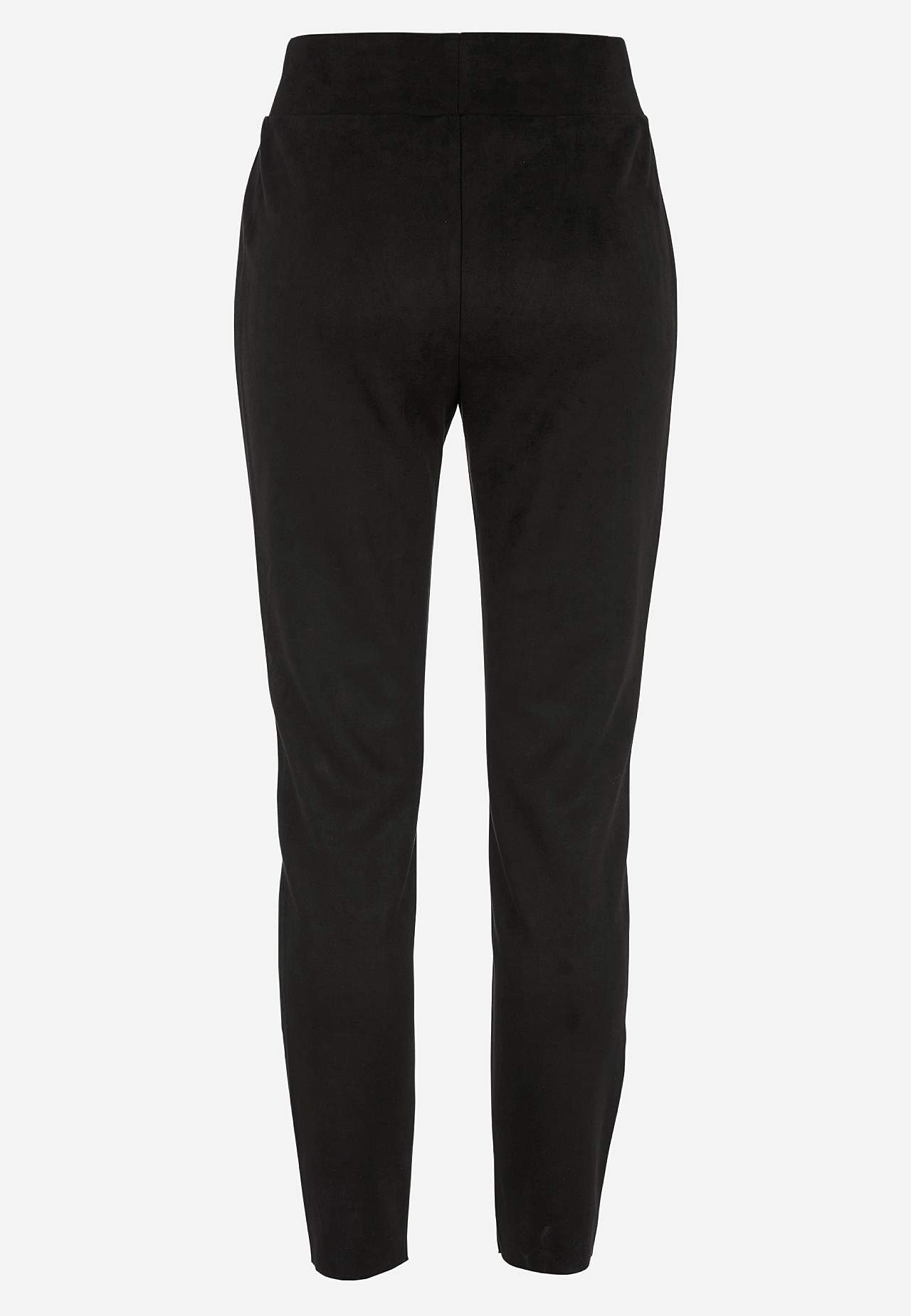 Leggings med mocka-look