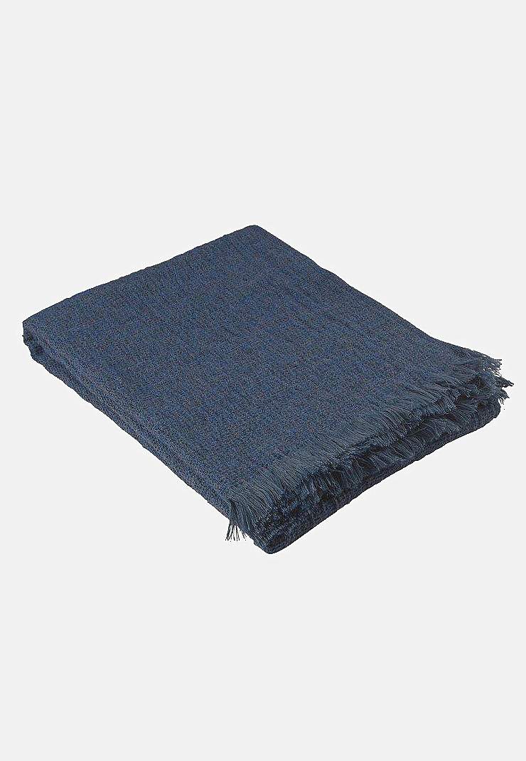 Våfflad, mjuk pläd Sandö