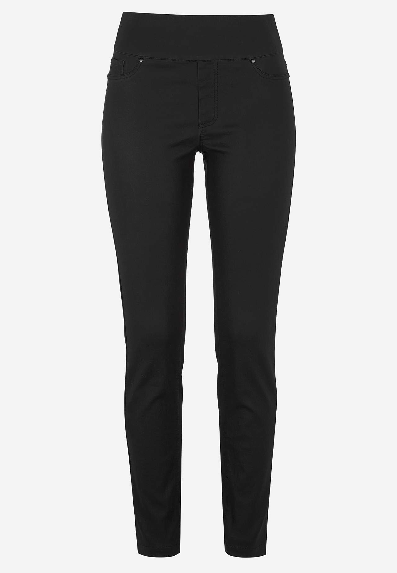 Coatade jeggings med smala ben
