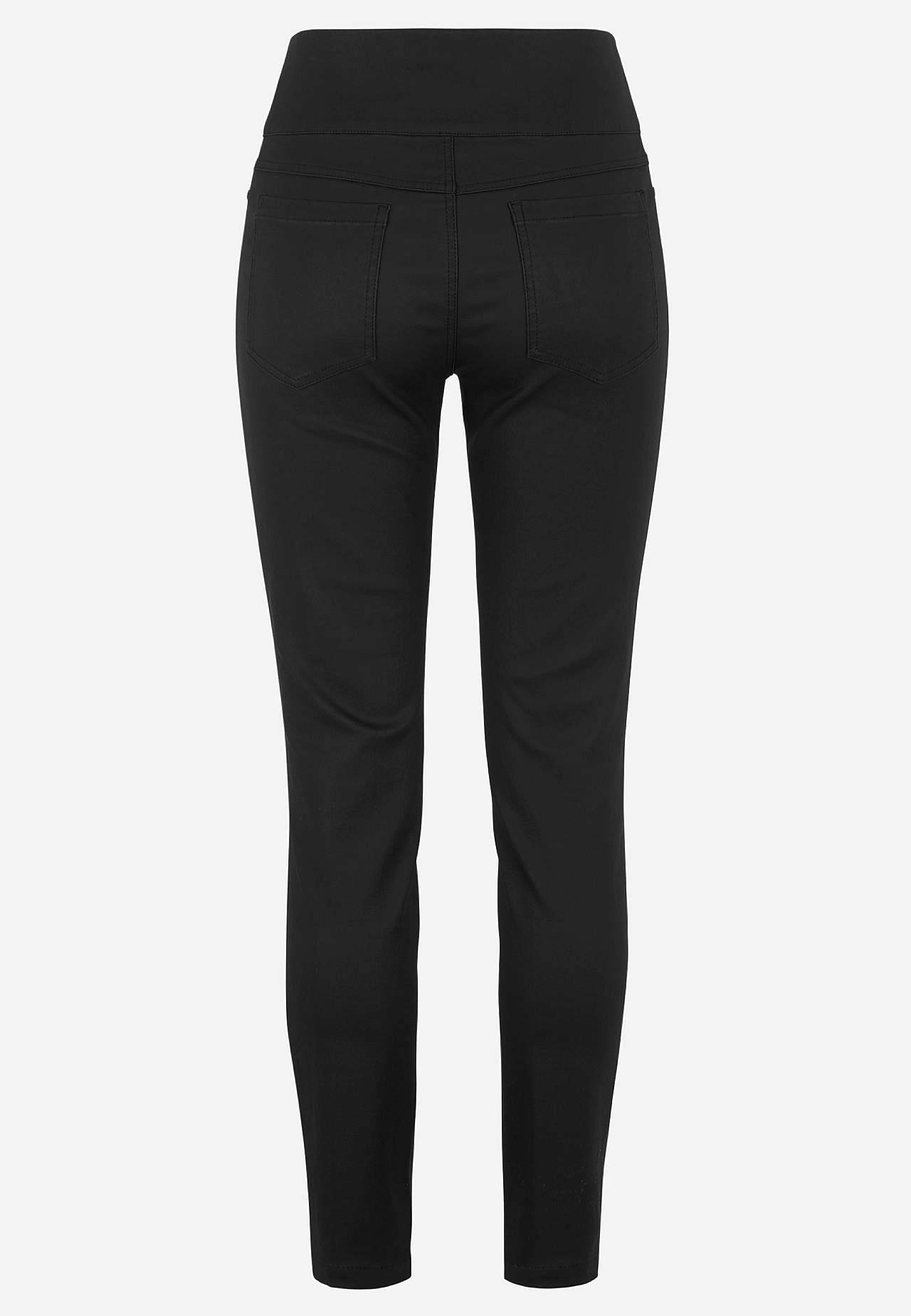 Coatade jeggings med smala ben