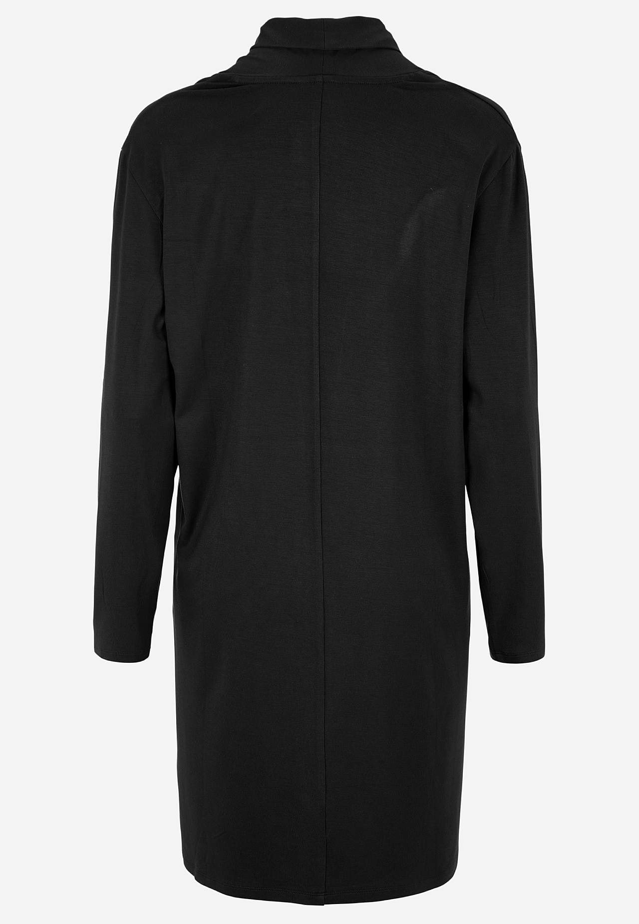 Lång cardigan i trikå