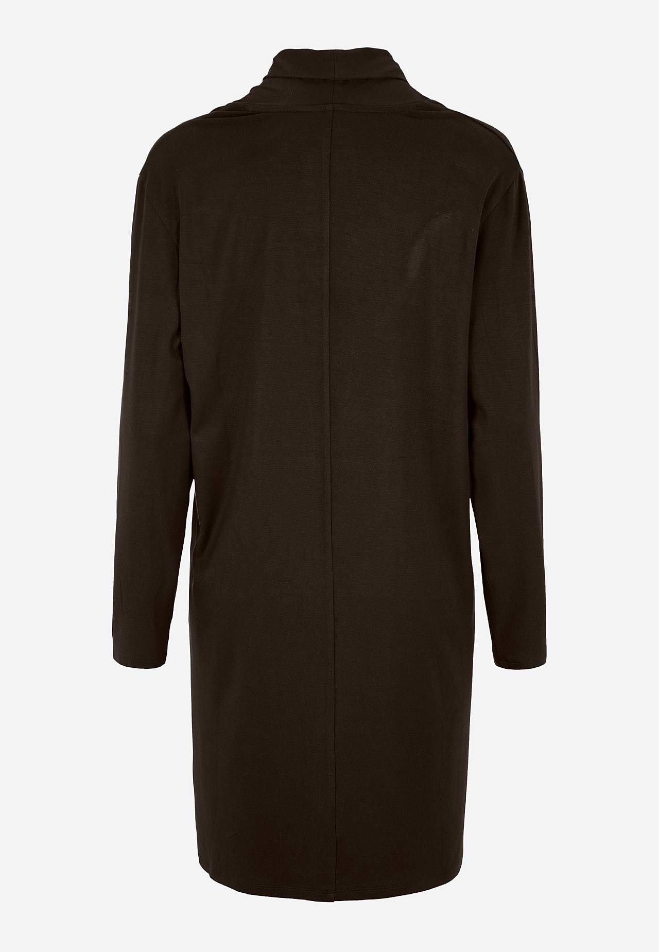 Lång cardigan i trikå