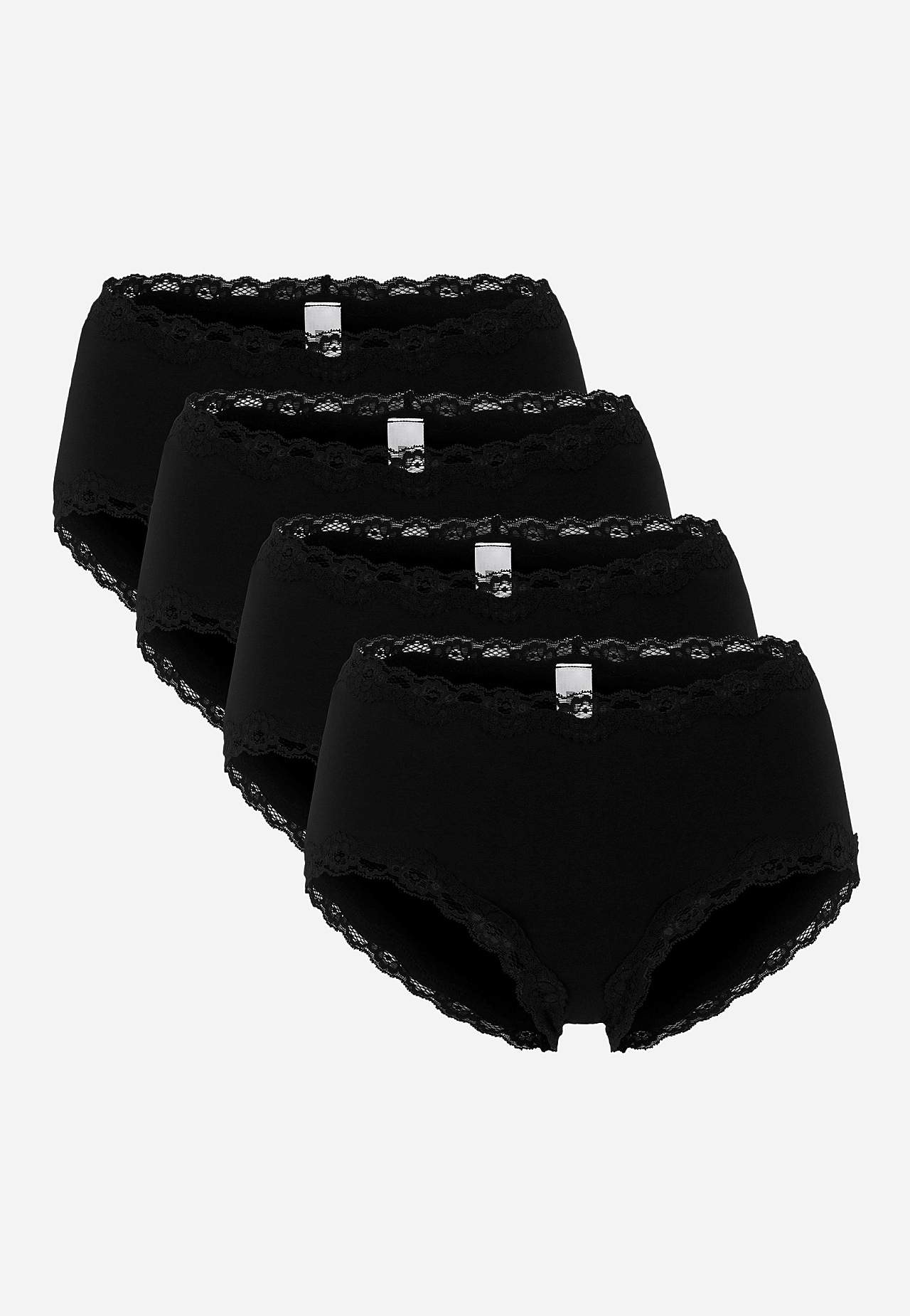 Hipstertrosa med spets Ella 4-pack