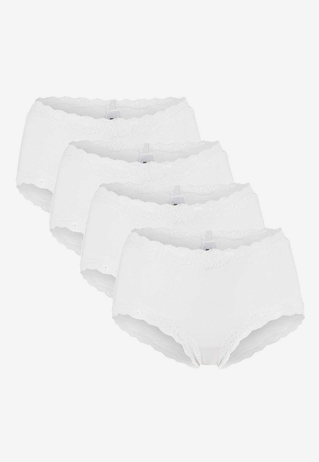 Hipstertrosa med spets Ella 4-pack